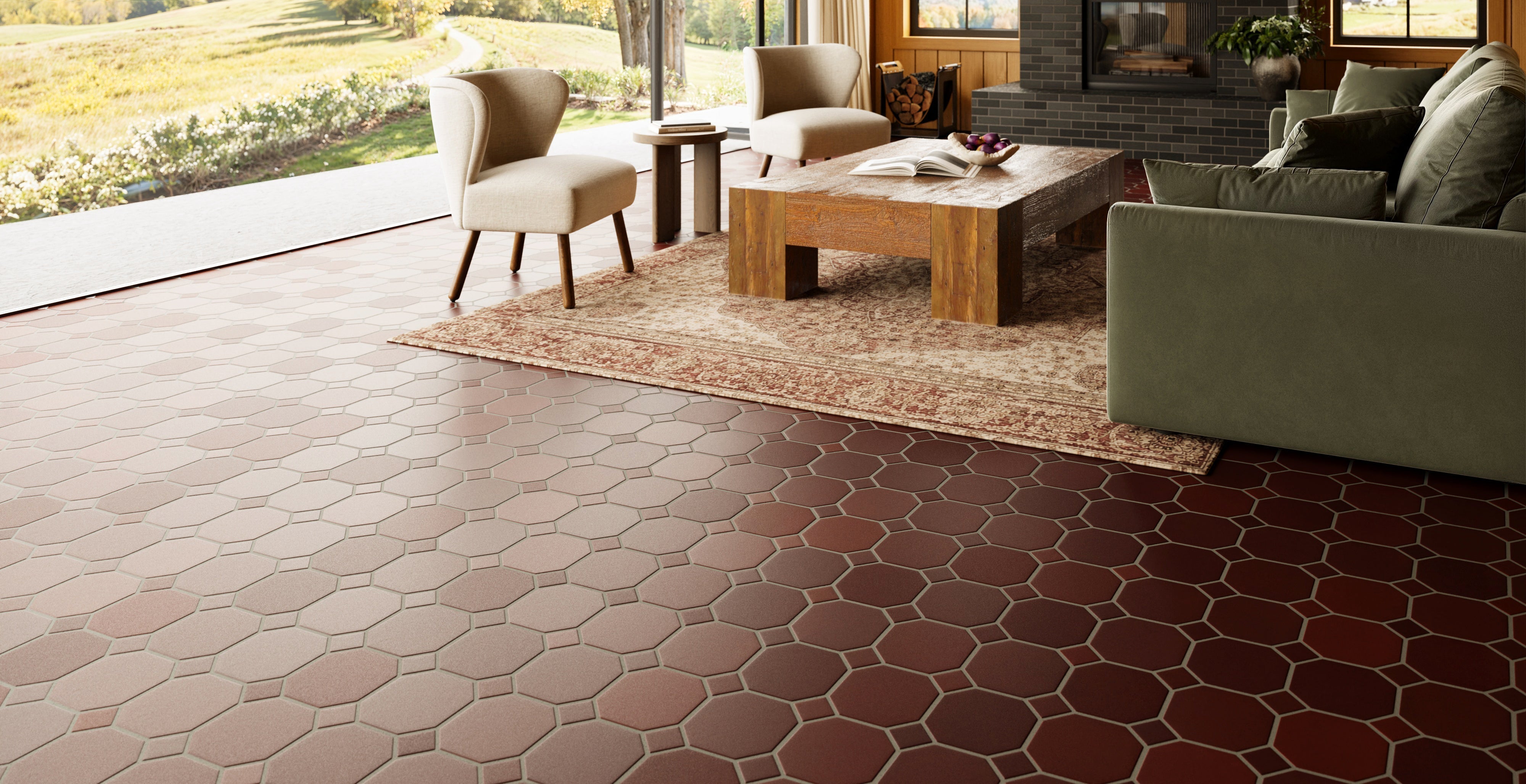 Clay, Composed: Introducing New Fireclay Ceramic Flooring