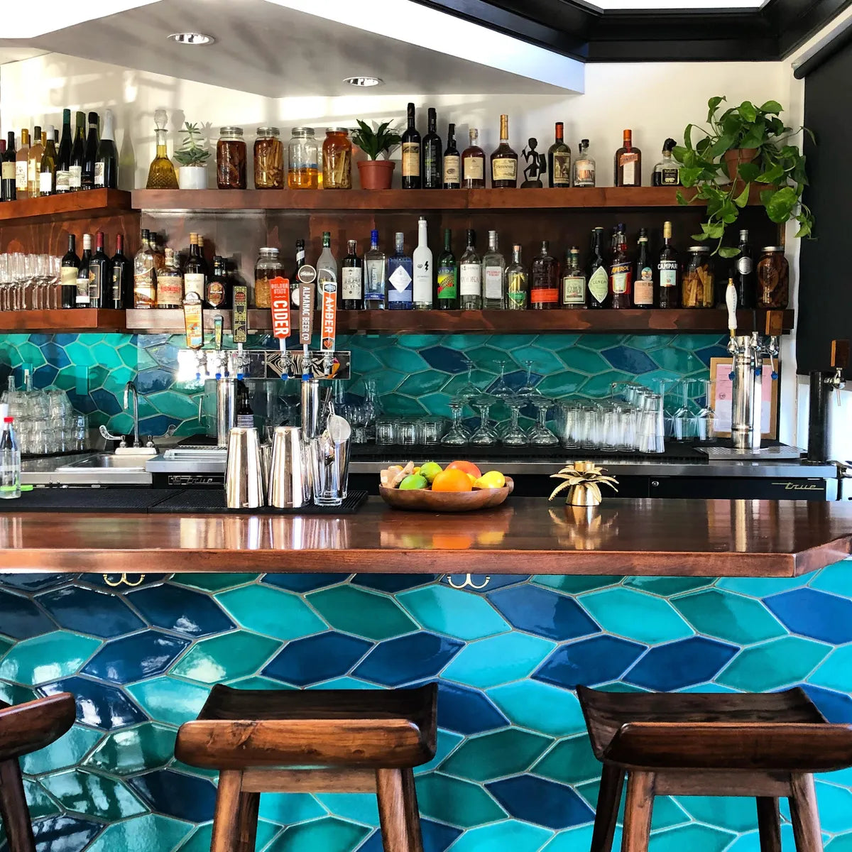 2018 Img Rights Fob Kitchen Oakland Restaurant Bar Commercial Picket Braid Blend Bora Bora Adriratic Sea Naples Blue Fc224242 B