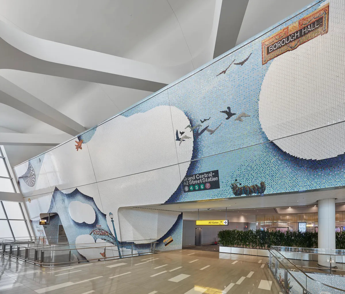 2019 Img High Res Commercial Social Email Rights Only See Dropbox Laura Owens Artist Tom Powel Photo Laguardia Airport Ceramic Mosaic Custom Colors 1X1 2X2 3X6 Grand Central Ny