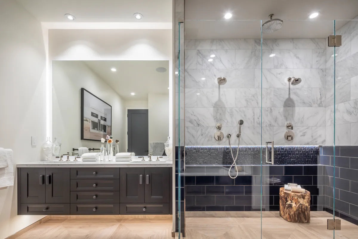2019 Img Residential Rights Noz Design Frank Oreilly Install Bathroom Shower Surround Accent Niche Bench 6X12 Navy Blue Offset Chaine Femme Metal Schluter Trim Fc294635 1