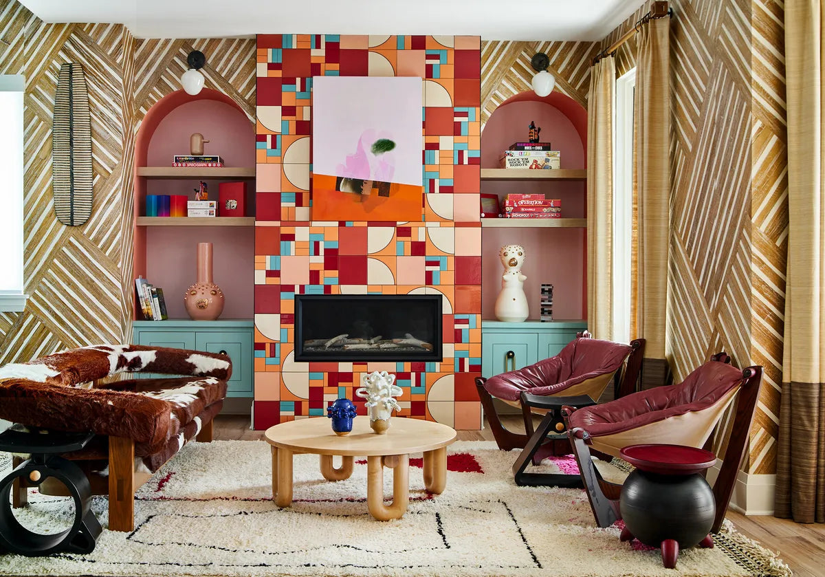 2020 Img Hi Res Rights Residential House Beautiful Whole Home Concept House Concept Noz Design Photo David Patterson Fireplace Tile 8X8 Stilbite Ember Mandarin Tomato Red Handpainted Agrarian Grange Fallow Custom Sorbet Turquoise Milky Way 3 Fc367284