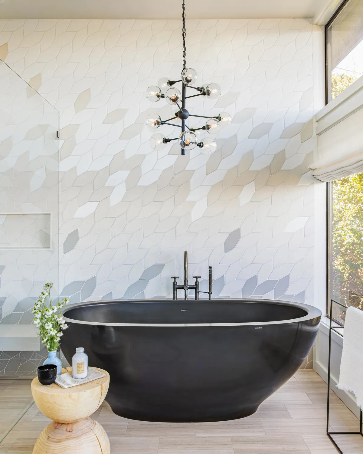 2020 Img Residential Rights Nest Design Co Photo Thomas Kuoh Bathroom Wall Shower Tile Picket Braided Blend Feldspar Calcite Dolomite Tub Fc217665