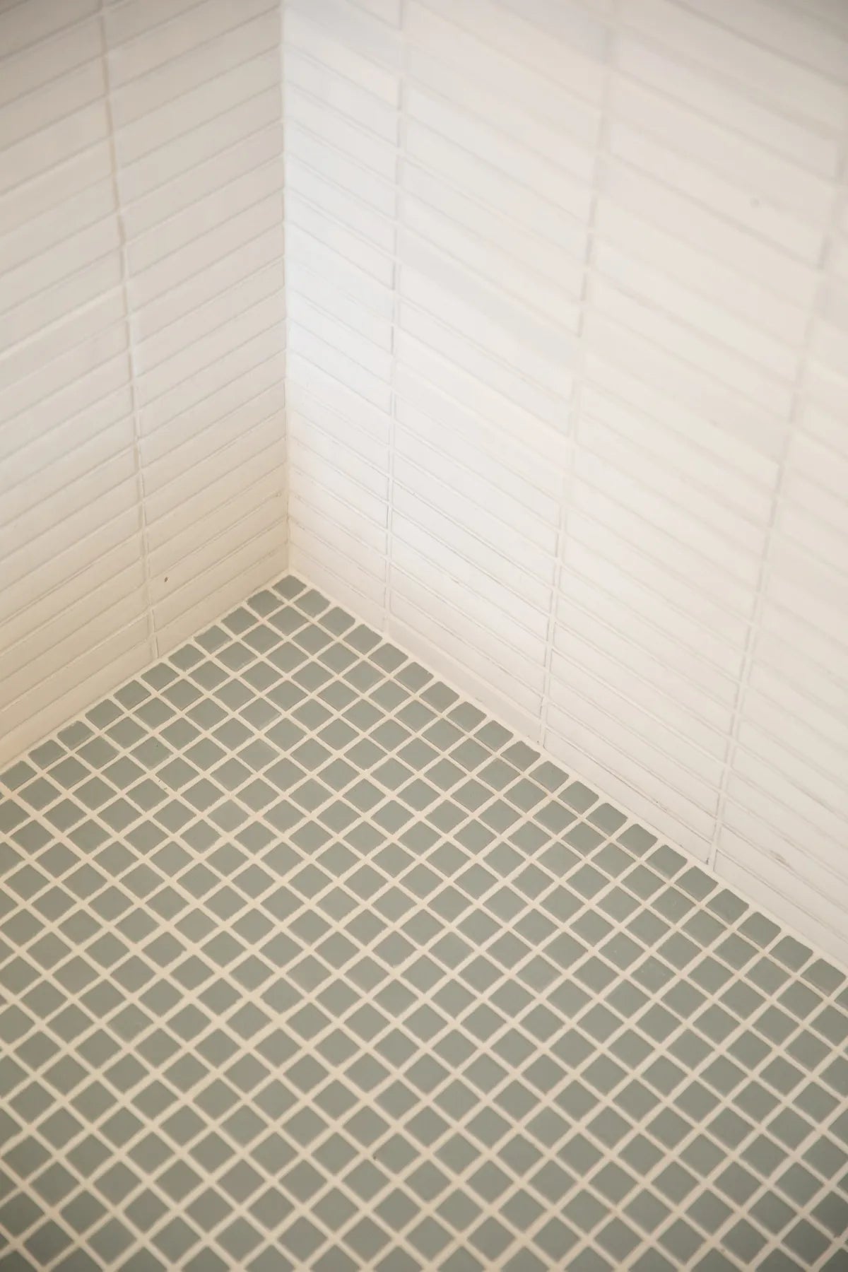 2022 IMG hi res influencer design Jessie brian de lowe Mellon studios photo shower straight set 1x6 Feldpsar trim glazed long edge 1x6 1x1 driftwood FC429720 1