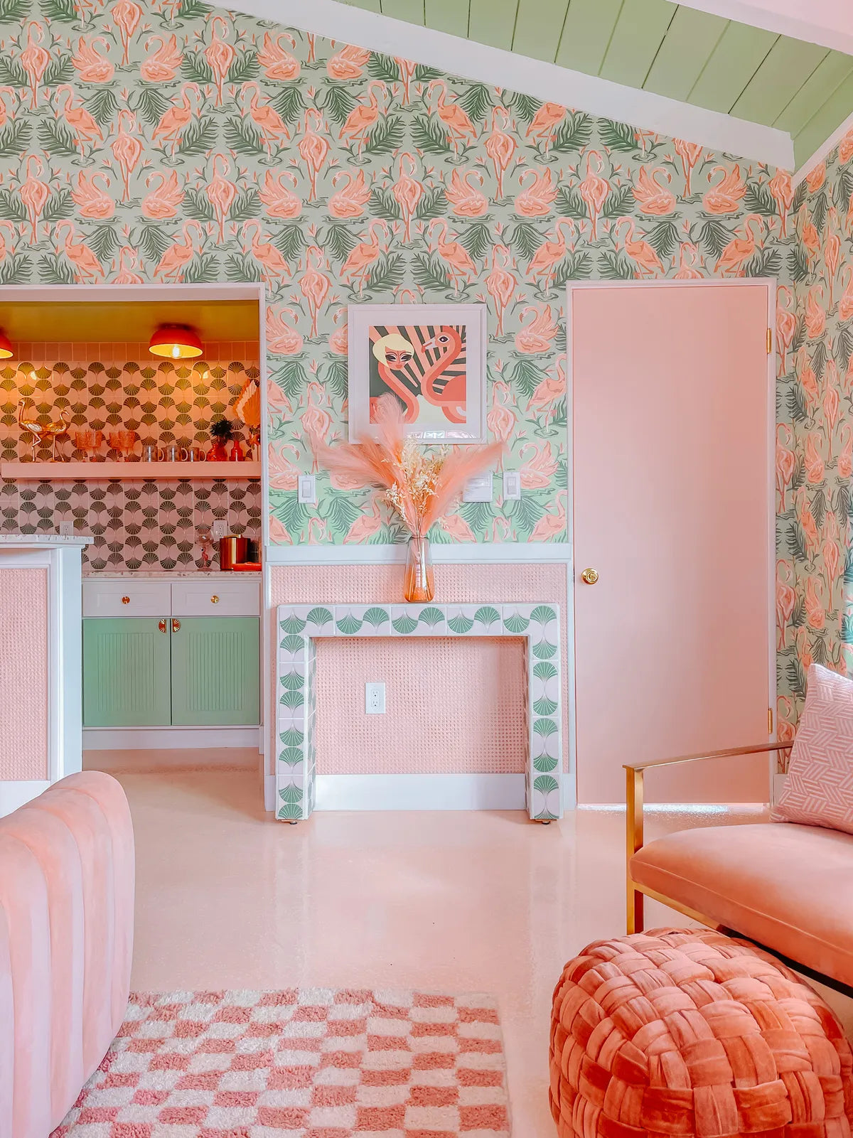 2022 Img hi res commercial influencer Design Dani dazey Trixie motel kitchenette backsplash Custom sensu evening glow clover white dryline FC 492356 19