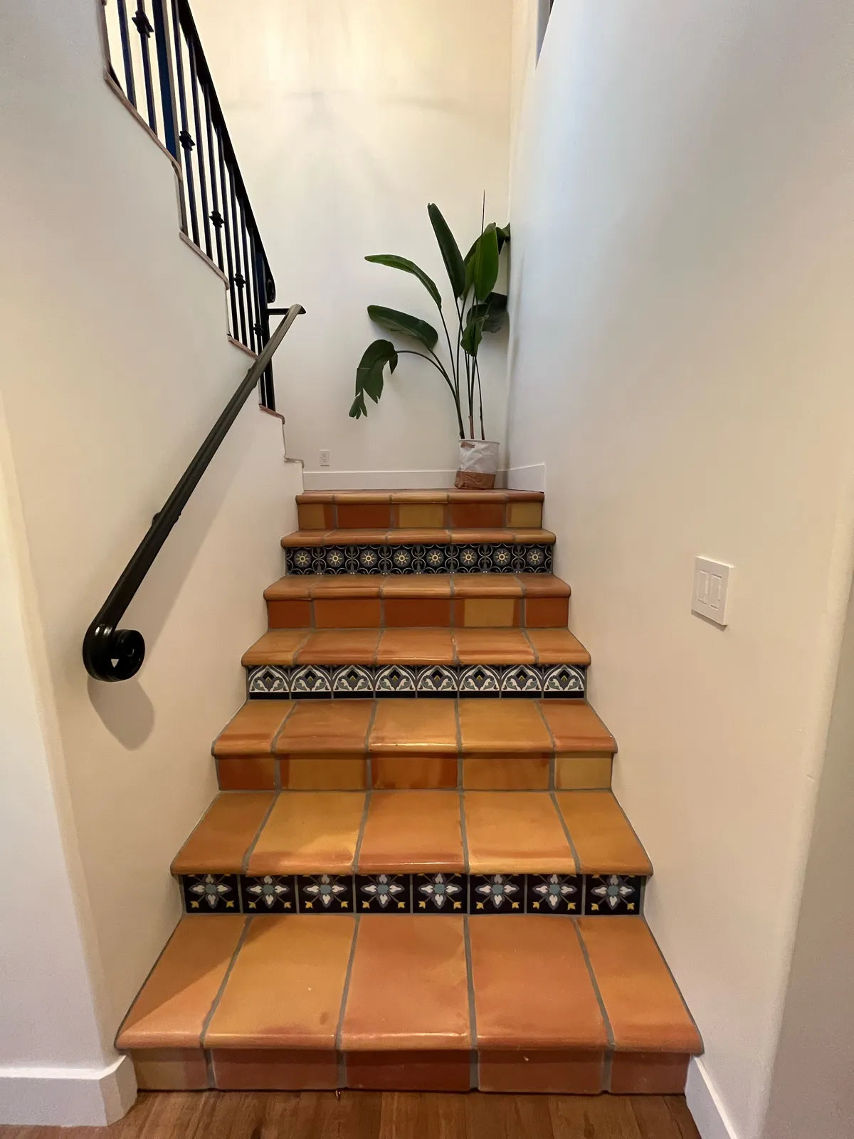 tradition stair riser handpainted tile 2