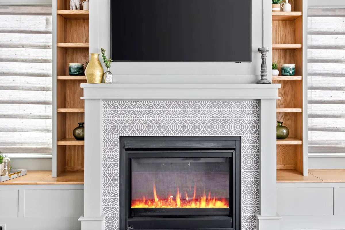2023 img influencer rights design kadilak homes photo Matt Surette fireplace handpainted kabuki sphere cool motif FC541026 1