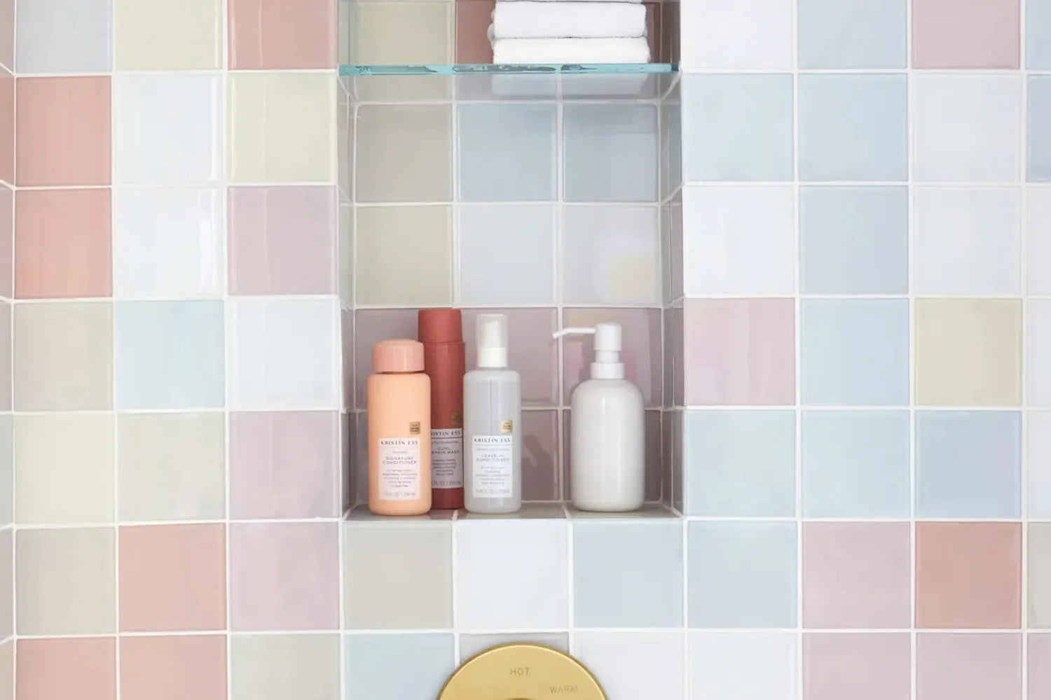 13 Refreshing Ways to Design With Glass Shower Tile
