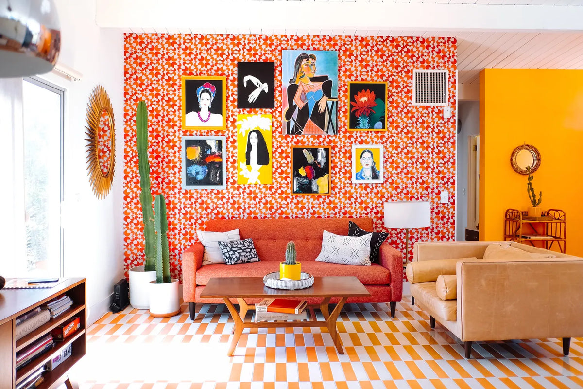 Dazey Desert House: Bold Floor Tile - Fireclay Tile