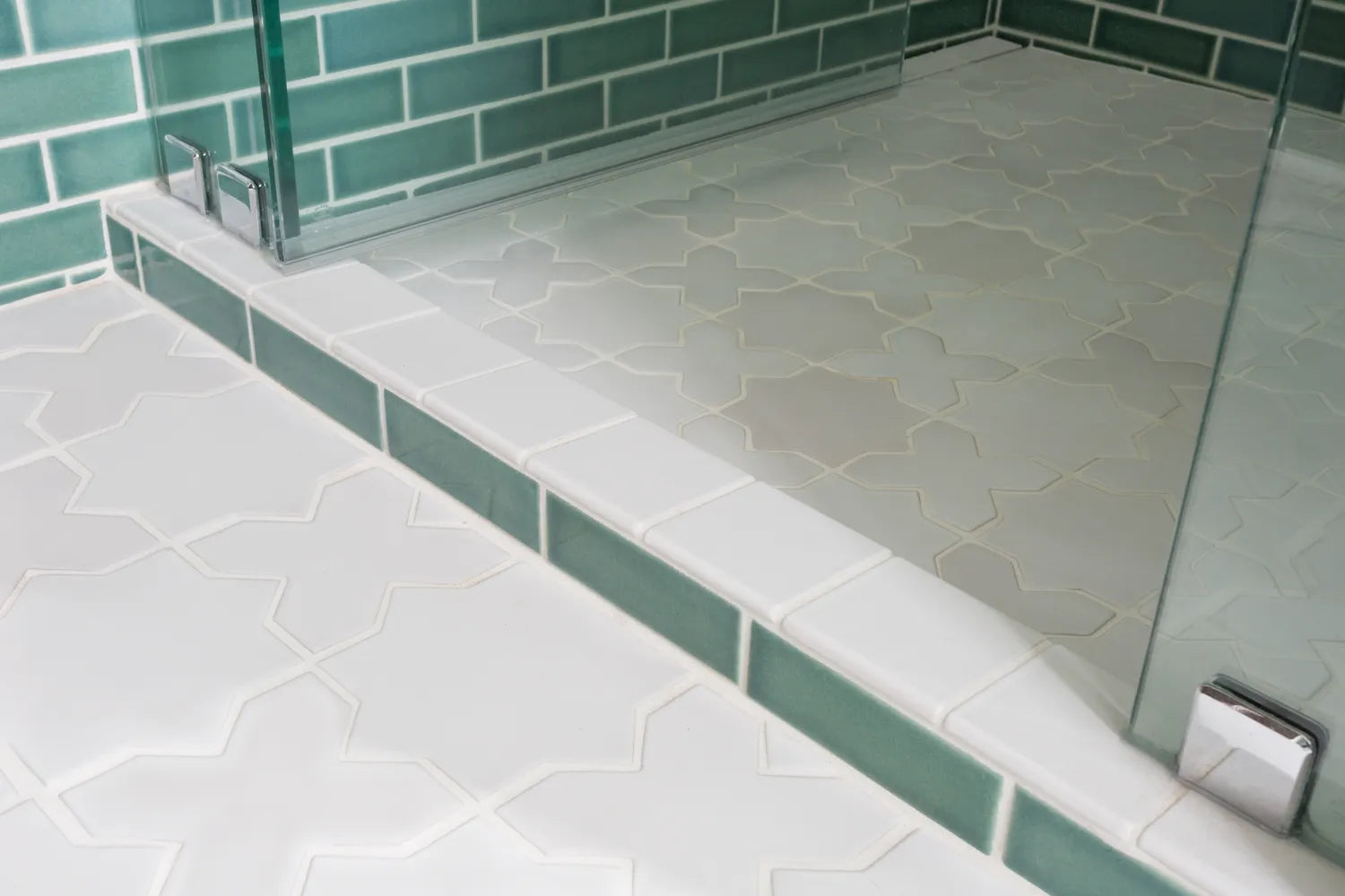 2X6 Bathroom Daisy Founder Feature Mini Star Cross Paul Sea Foam Recycled Star Cross 1