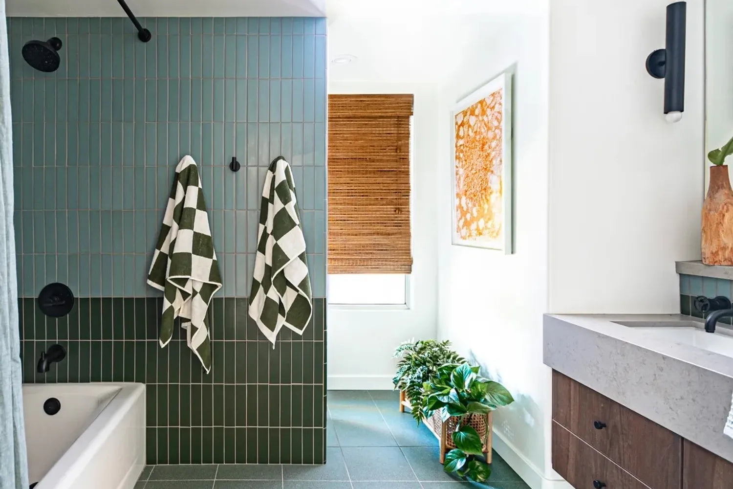 40 eye catching bathroom accent wall ideas