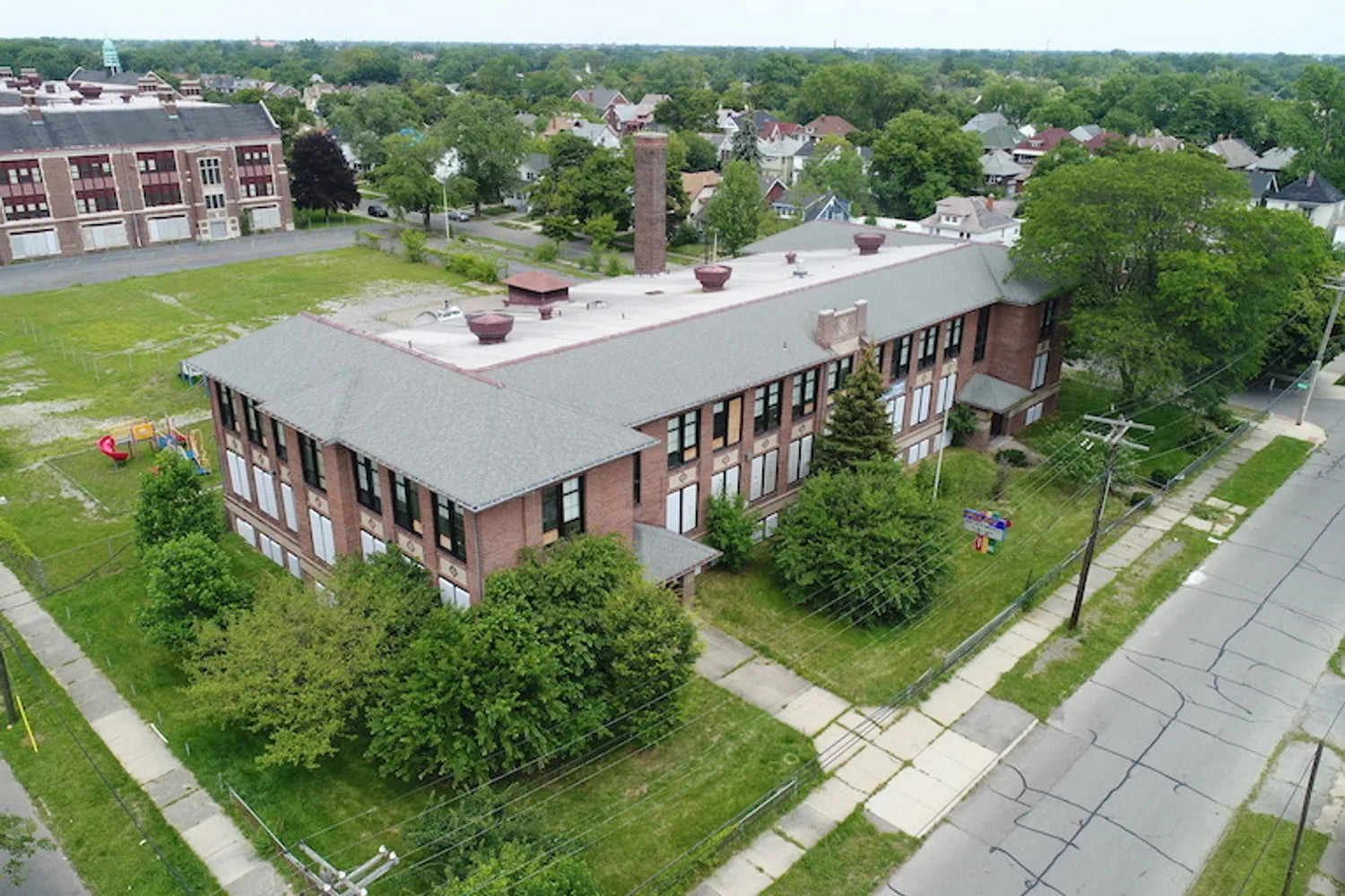Blog Joyce Exterior Drone Detroit Prep