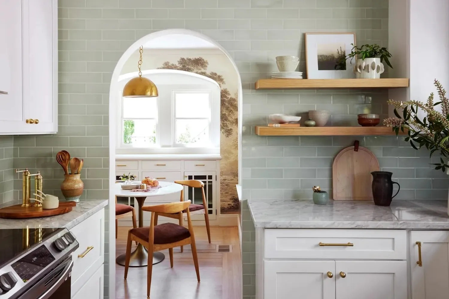 Gorgeous Green Tile Backsplash Ideas for Kitchen or Bathroom