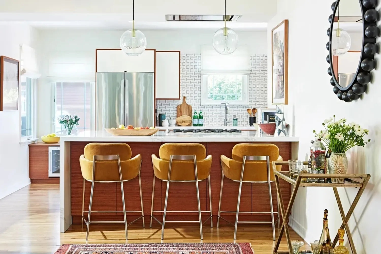 Tile by Style Midcentury Modern Kitchen Tile