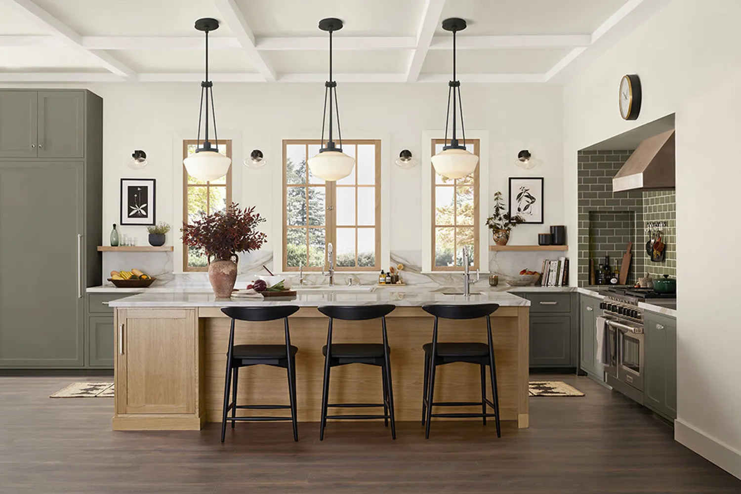 Dream kitchen rejuvenation green traditional kitchen