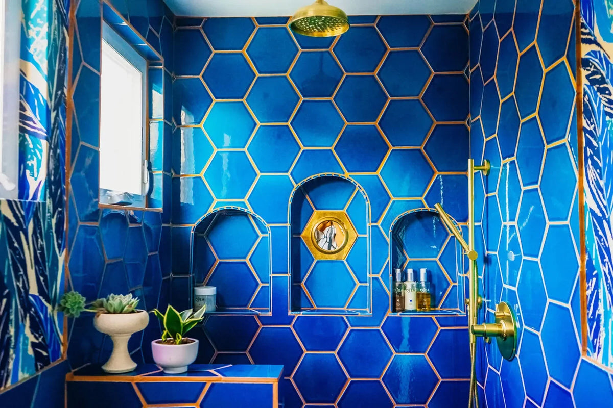 Moroccan bathroom jungalicious primary bathroom