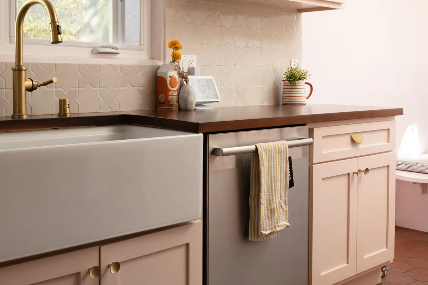 Pink kitchen lauren lapkus