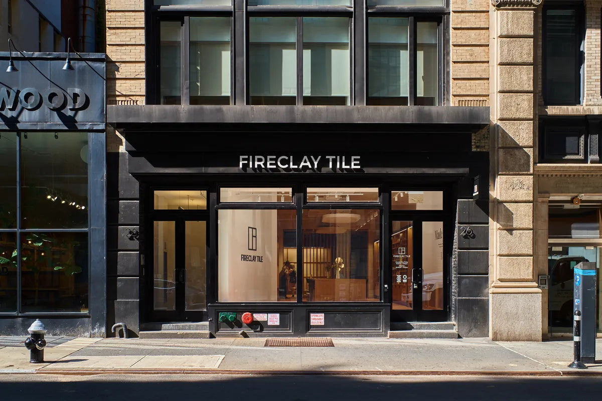 Commercial exterior fireclay tile showroom 1