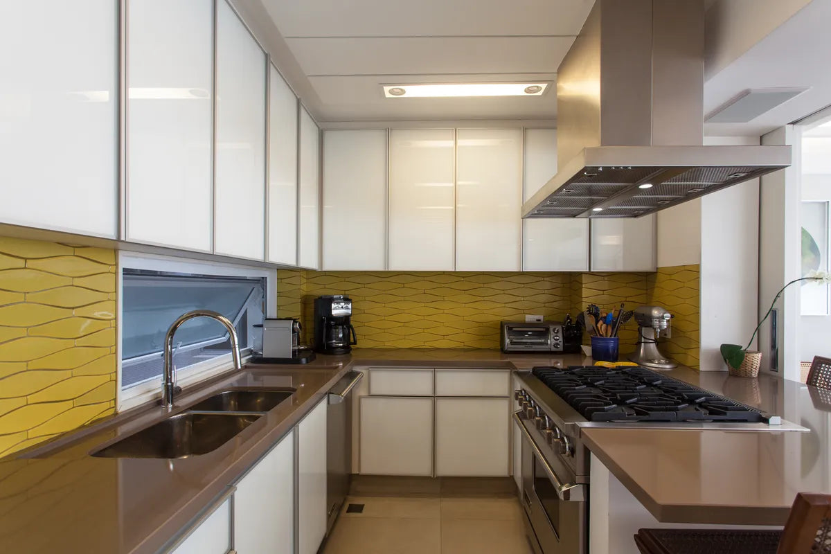 Backsplash Daffodil Kitchen Wave Yellows 3