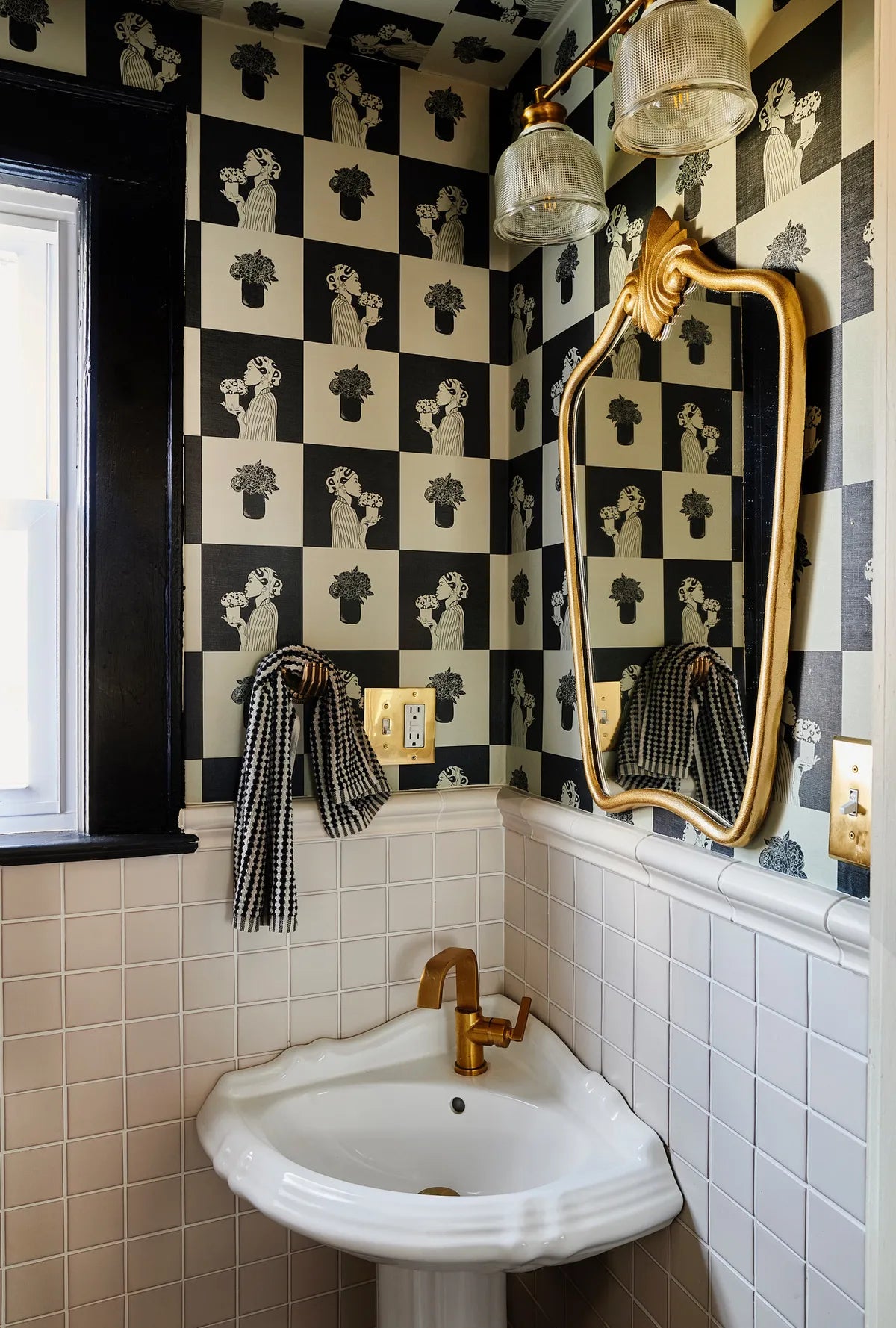 Ericka Hart: Feldspar Powder Room Wainscot