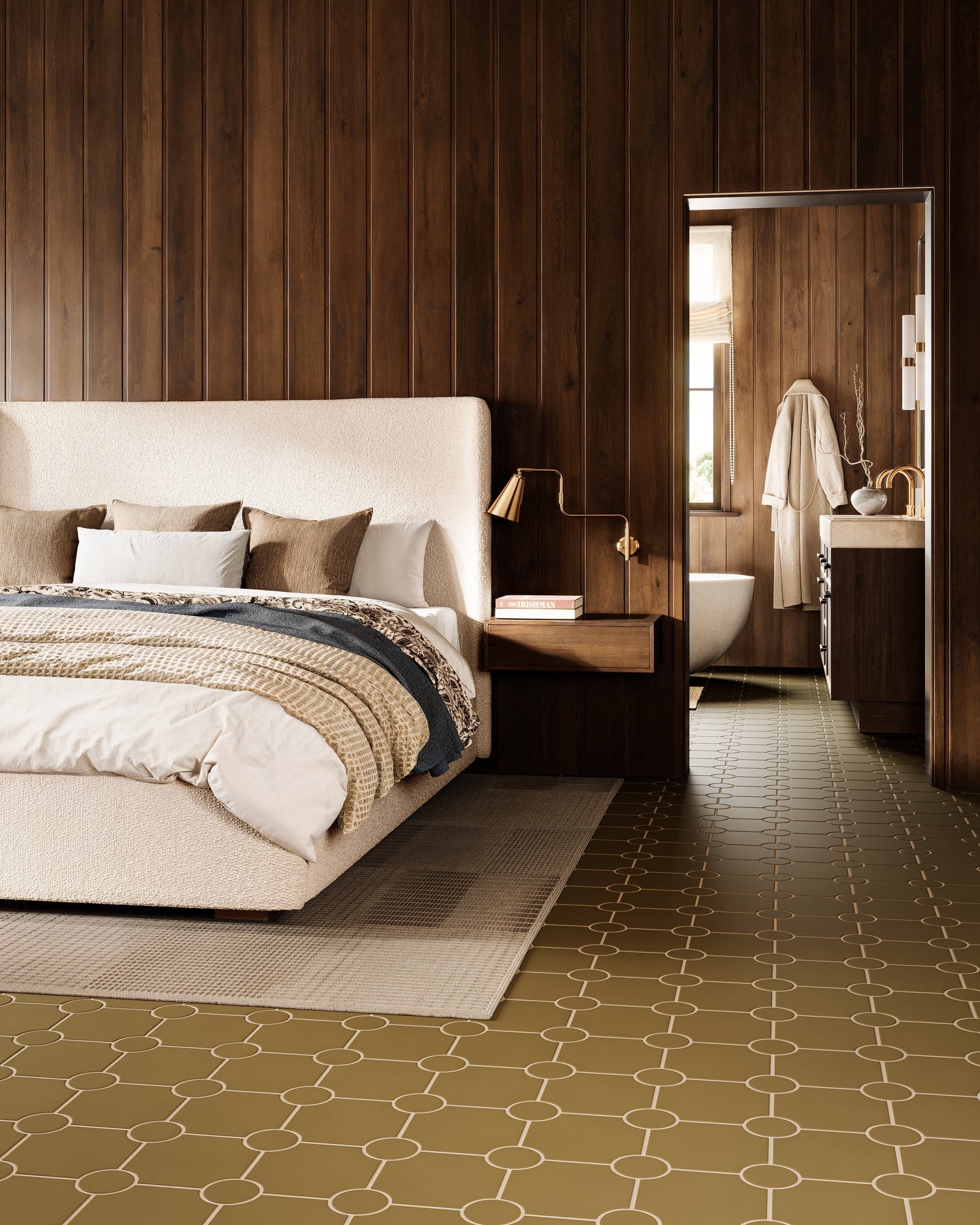Retro-Inspired Chaparral Portico Bedroom