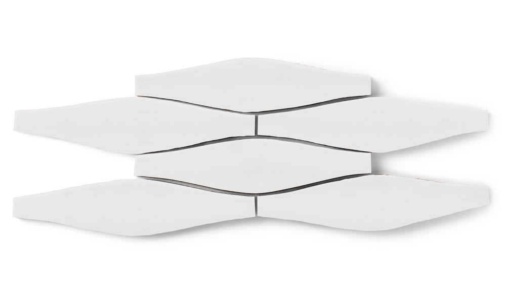 Wave Original Ceramic Tile in Frost Matte