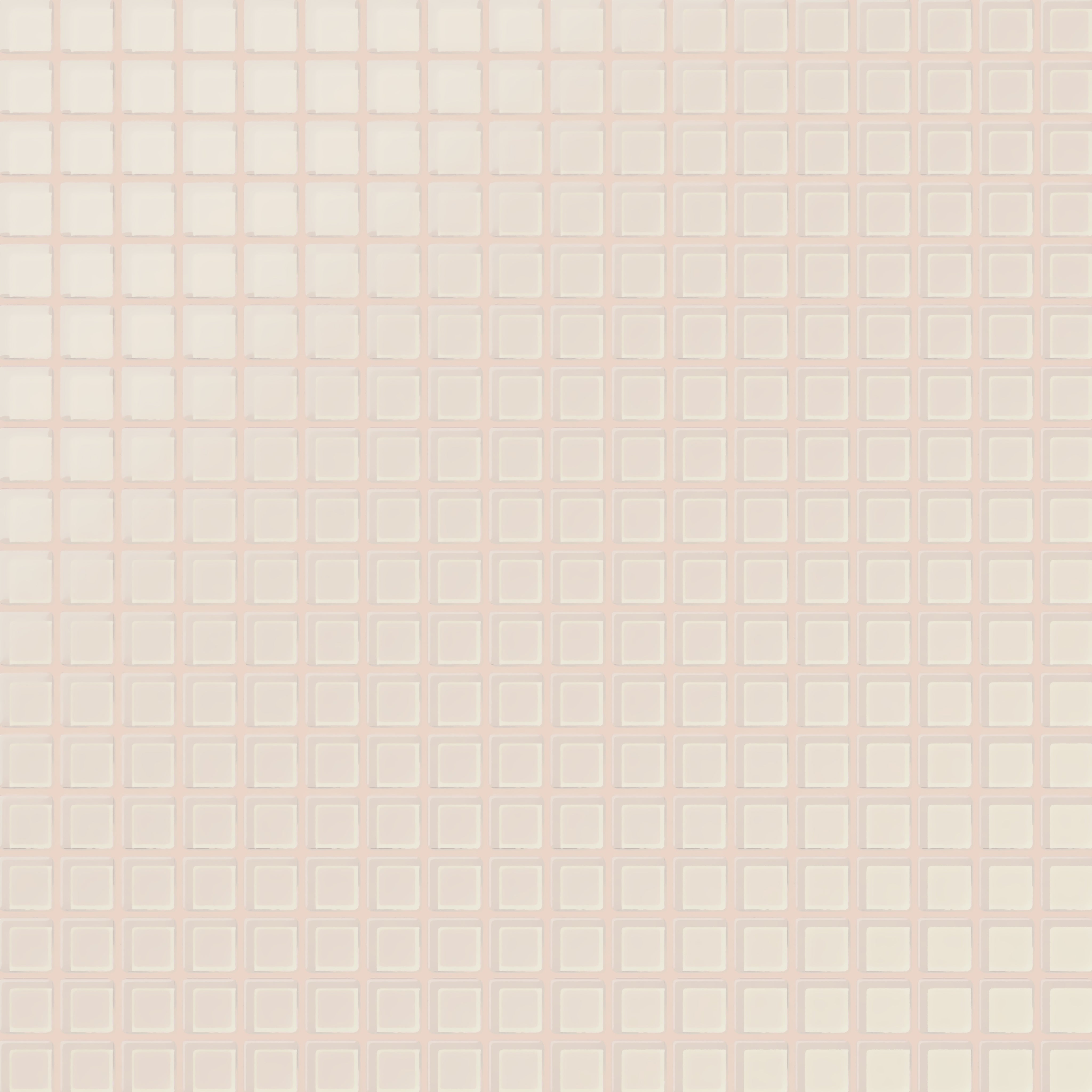 1x1 Straight Set Sheeted Glass Mosaic Tile in Sandpiper Matte