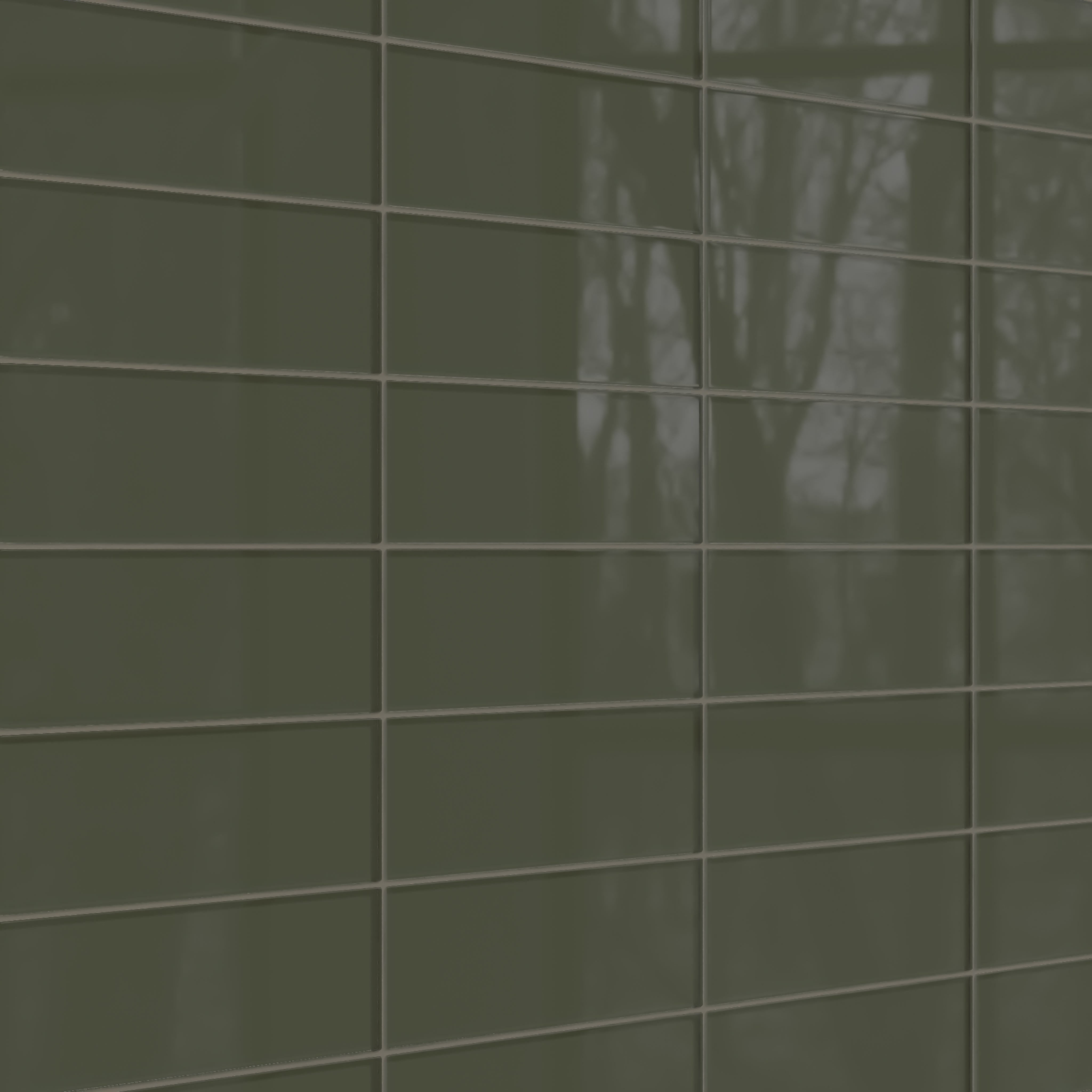 4x12 Glass Tile in Roadrunner Gloss