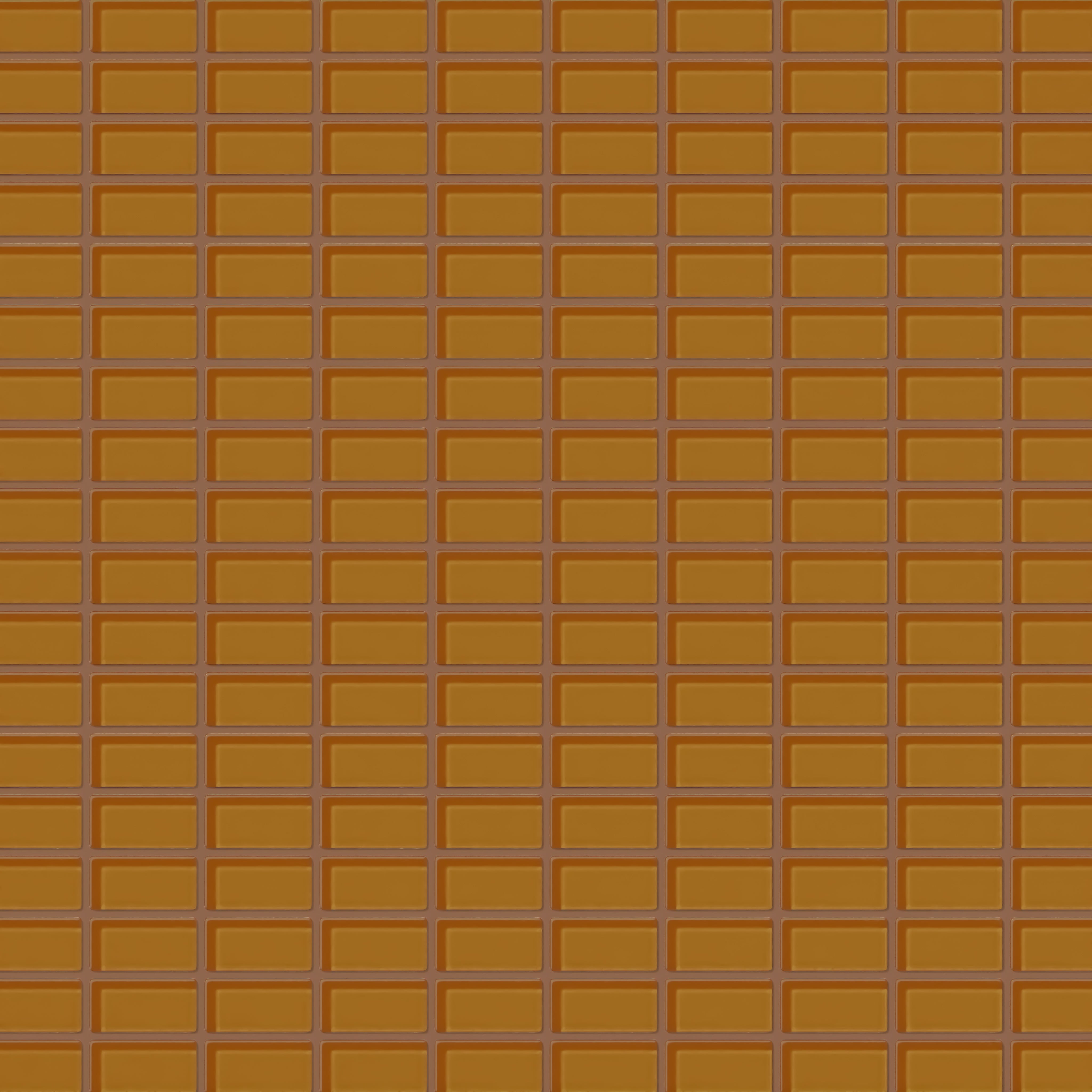 1x2 Straight Set Sheeted Glass Mosaic Tile in Falcon Gloss
