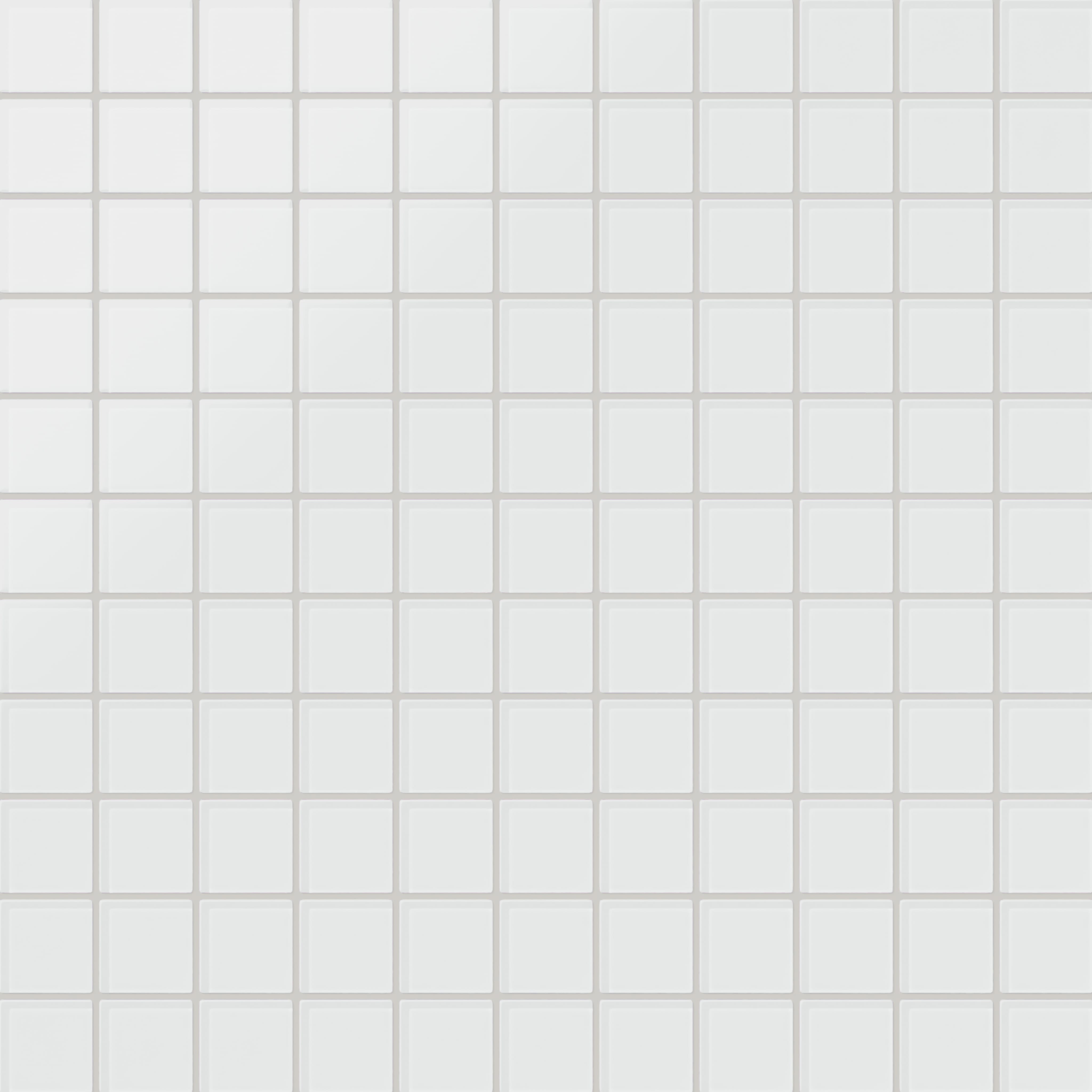 Factory Sale 2x2 Straight Set Sheeted Glass Mosaic Tile in Egret Matte