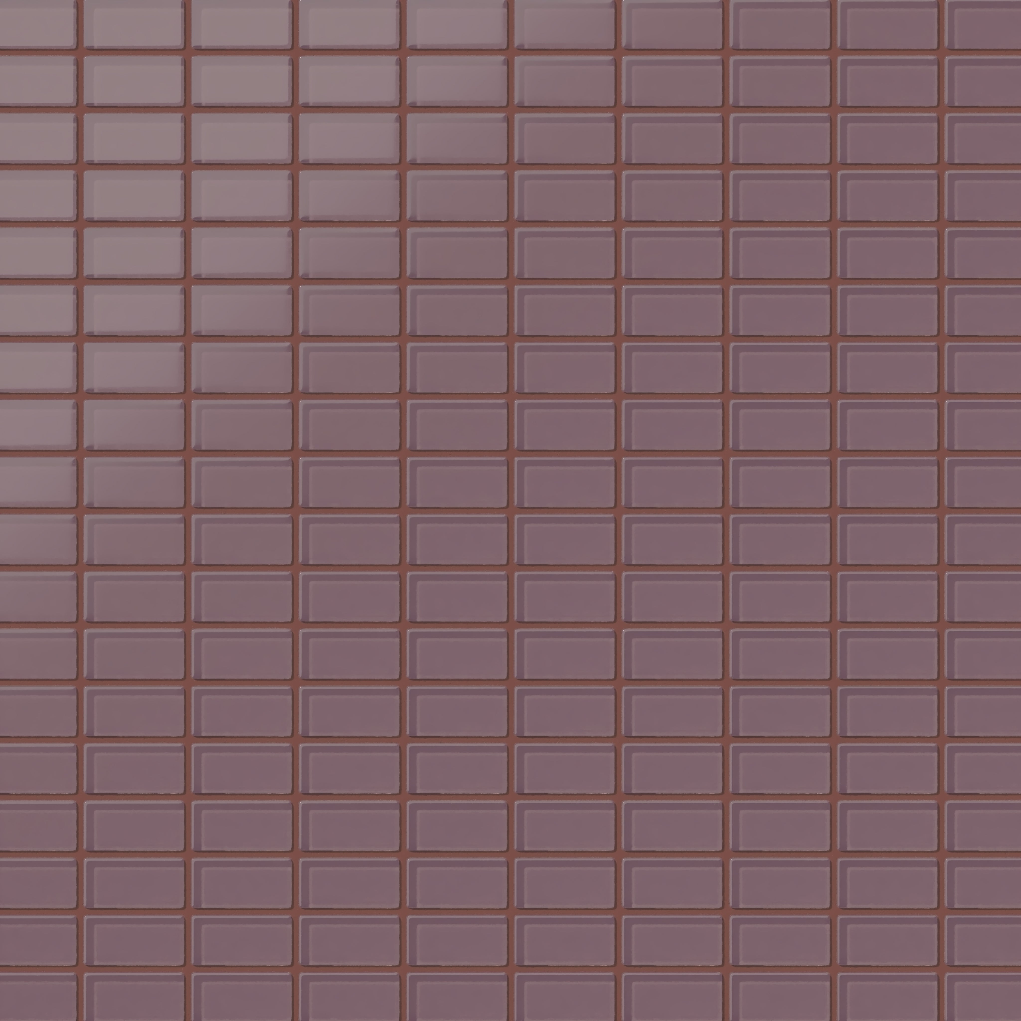 1x2 Straight Set Sheeted Glass Mosaic Tile in Crane Matte