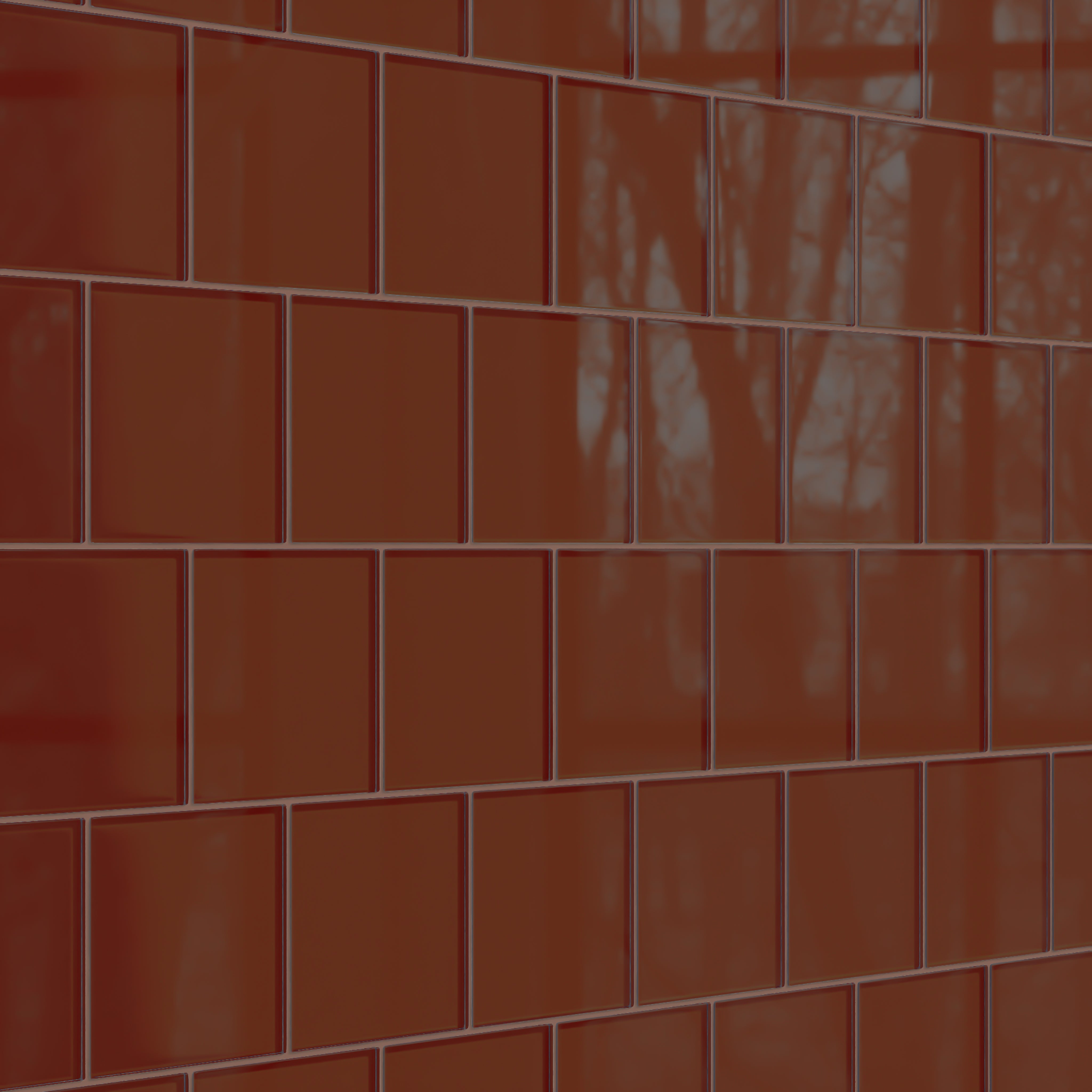 6x6 Glass Tile in Pheasant Gloss