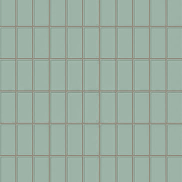 2x4 Straight Set Sheeted Glass Mosaic Tile in Kingfisher Gloss