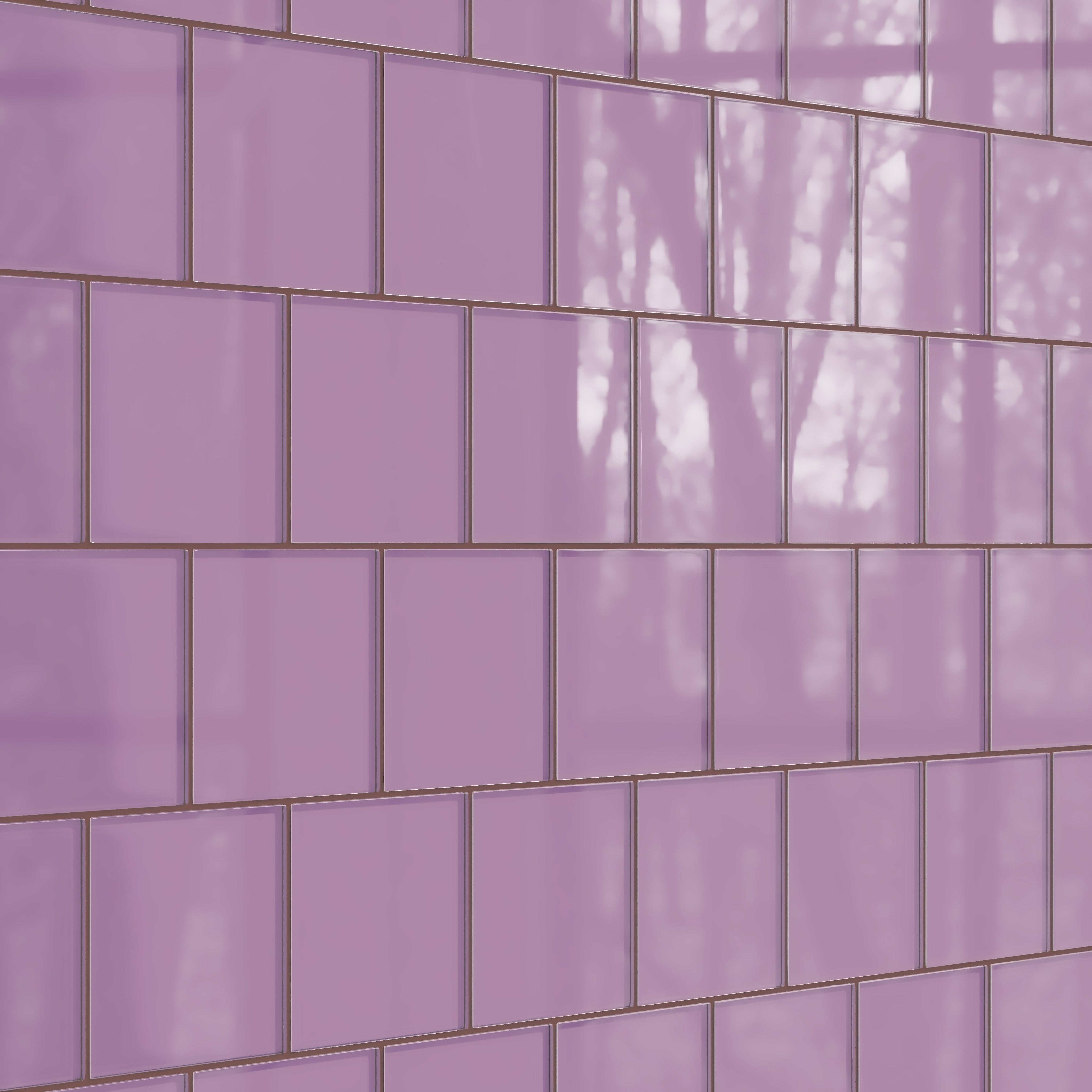 6x6 Glass Tile in Waxbill Gloss