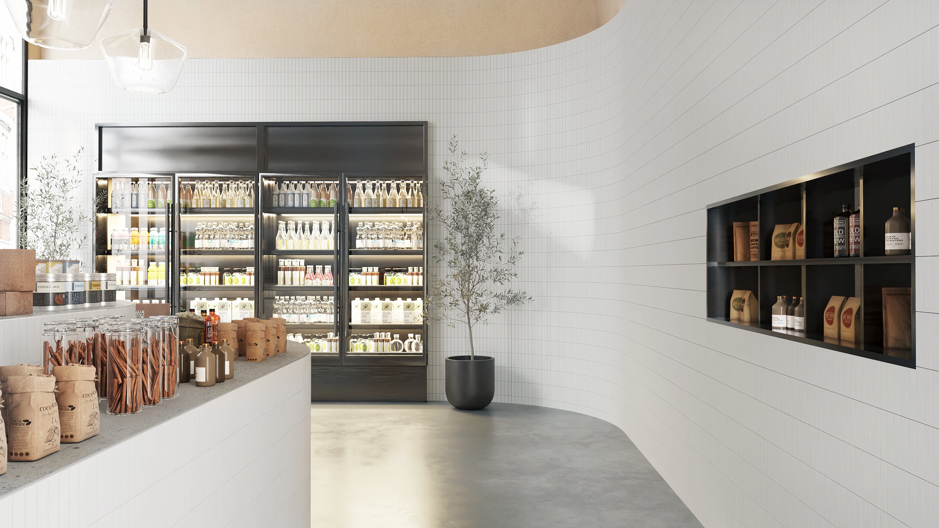 2x8 Natural Press Ceramic Tile in Titanium Grey Matte