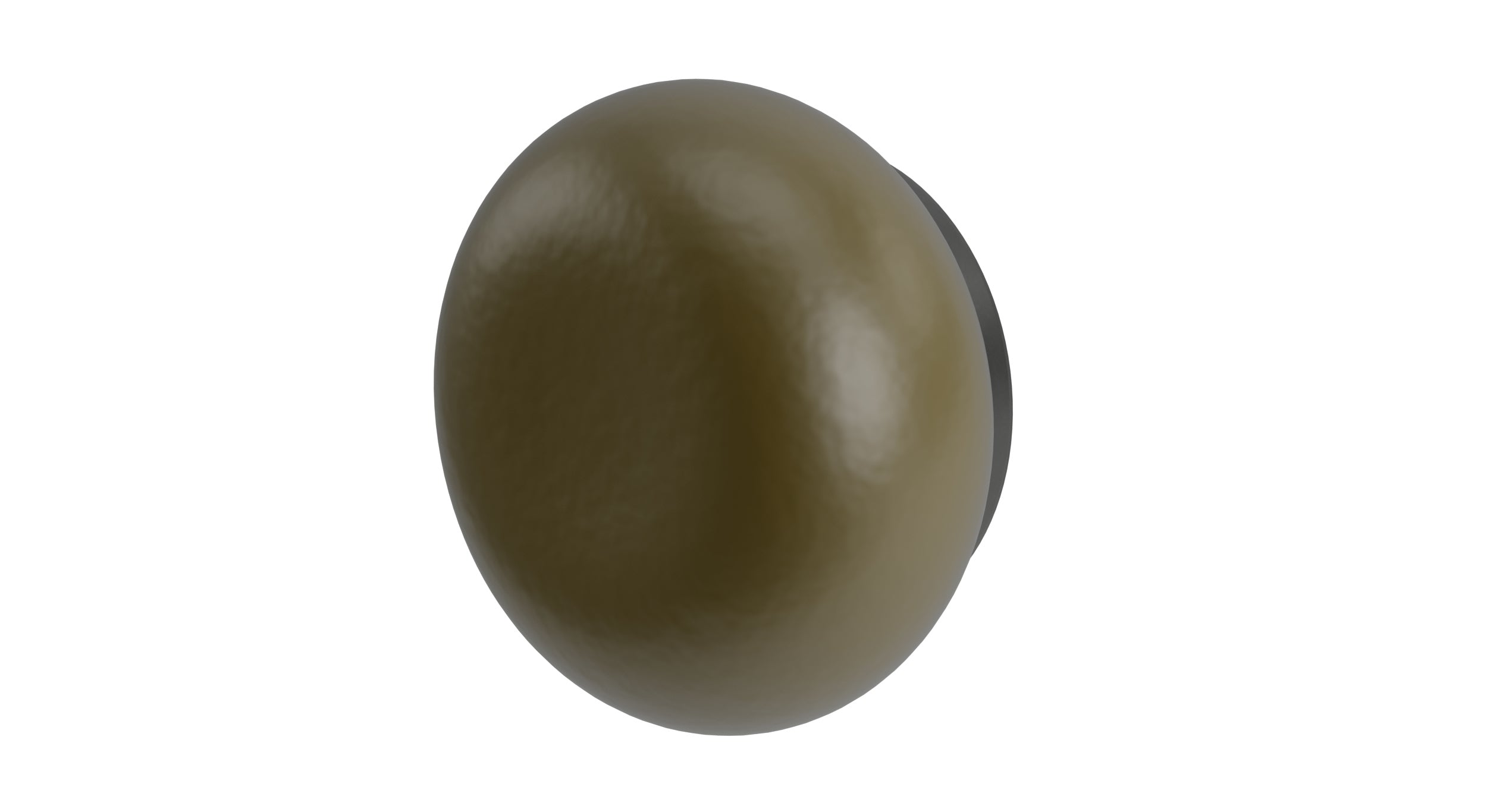 Foundry One Handle Wall Mount Diverter/Volume Control Shower Trim with Pebble Ceramic Knob Handle in Oil Rubbed Bronze
