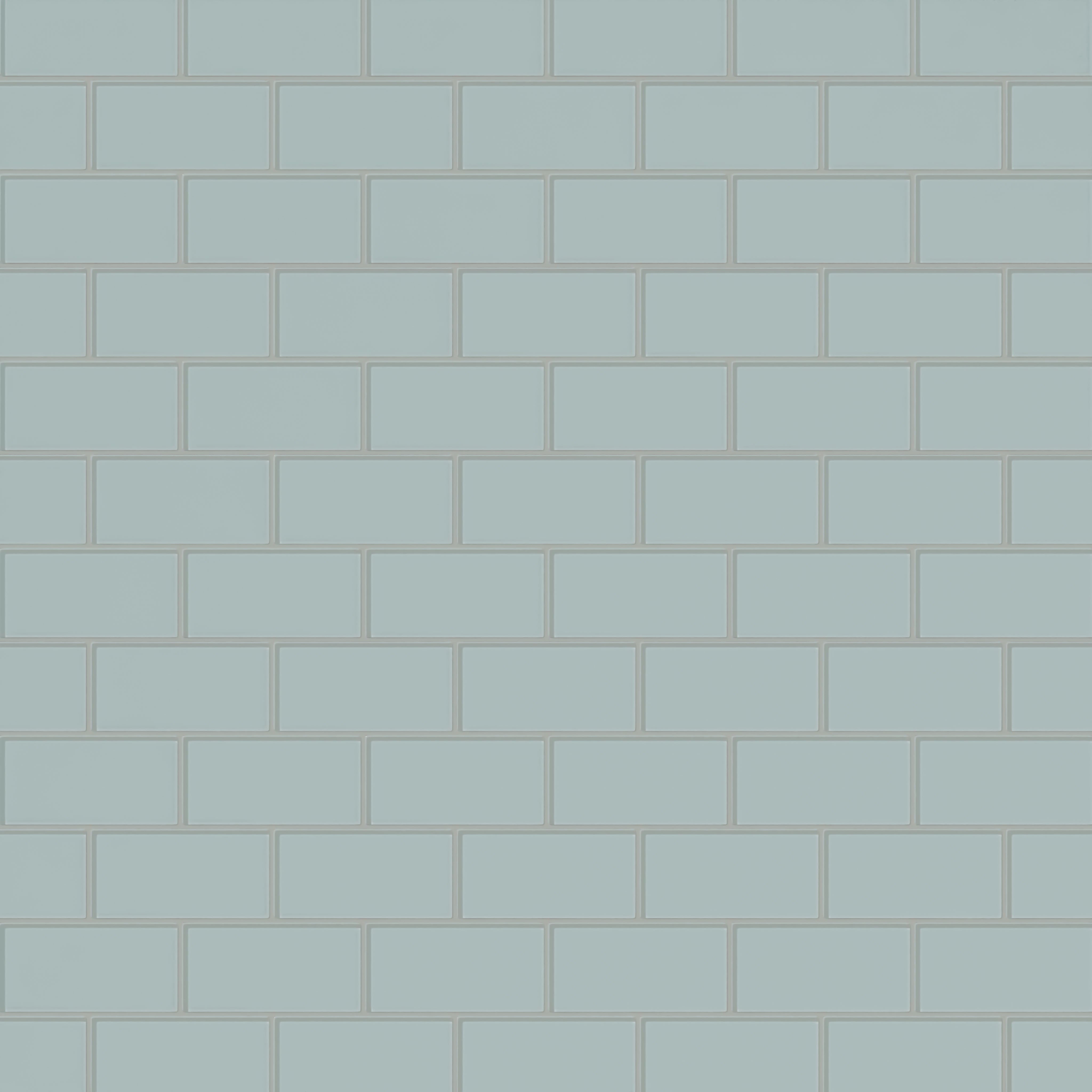 3x6 Glass Tile in Great Blue Heron Gloss