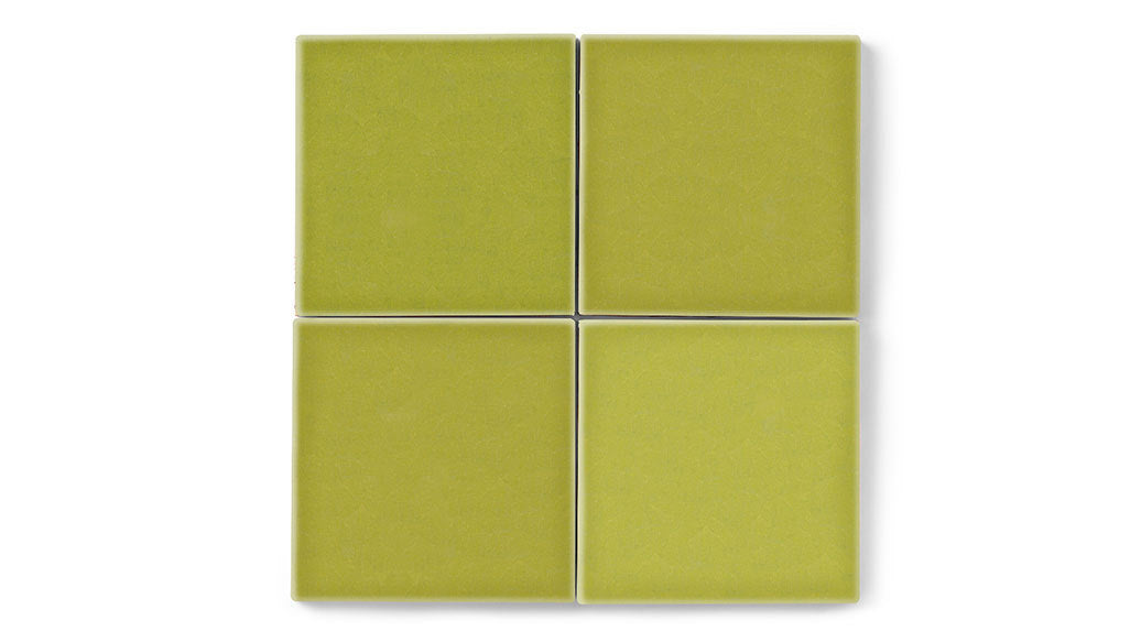 8x8 Original Ceramic Tile in Palm Tree Gloss