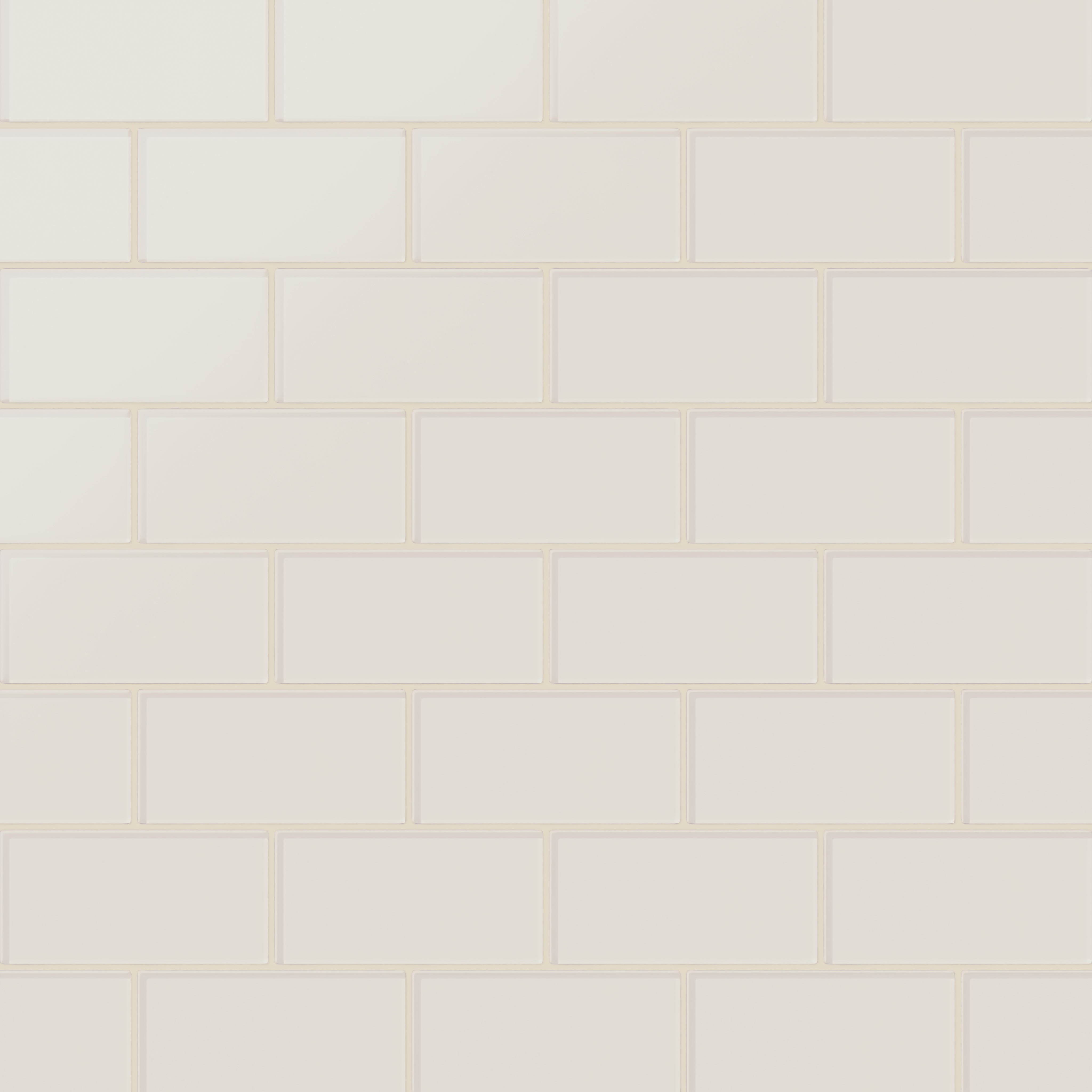 3x6 Glass Tile in Dove Matte