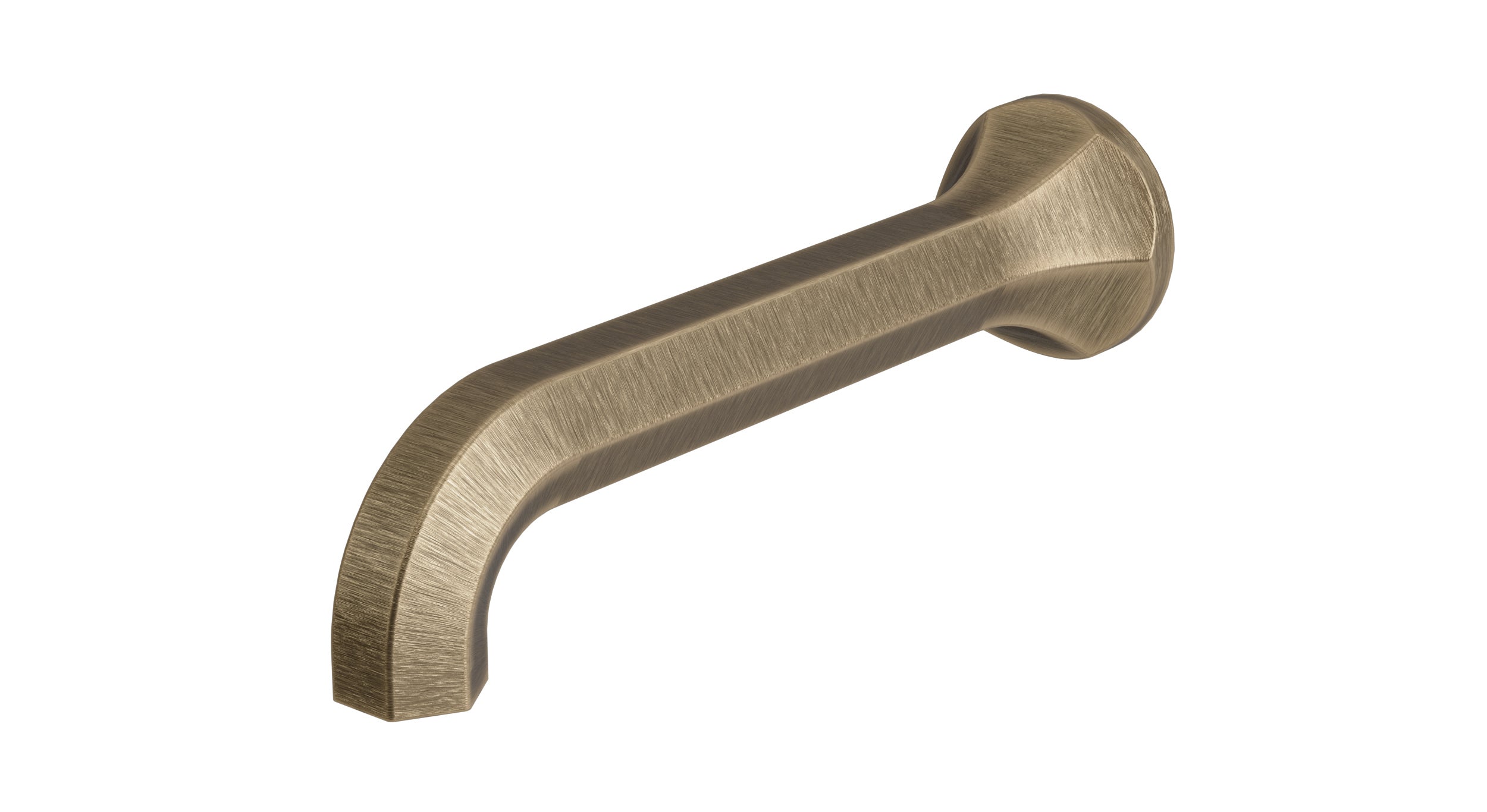 Emerson Wall Mount 8.25" Classic Spout in Antique Brass