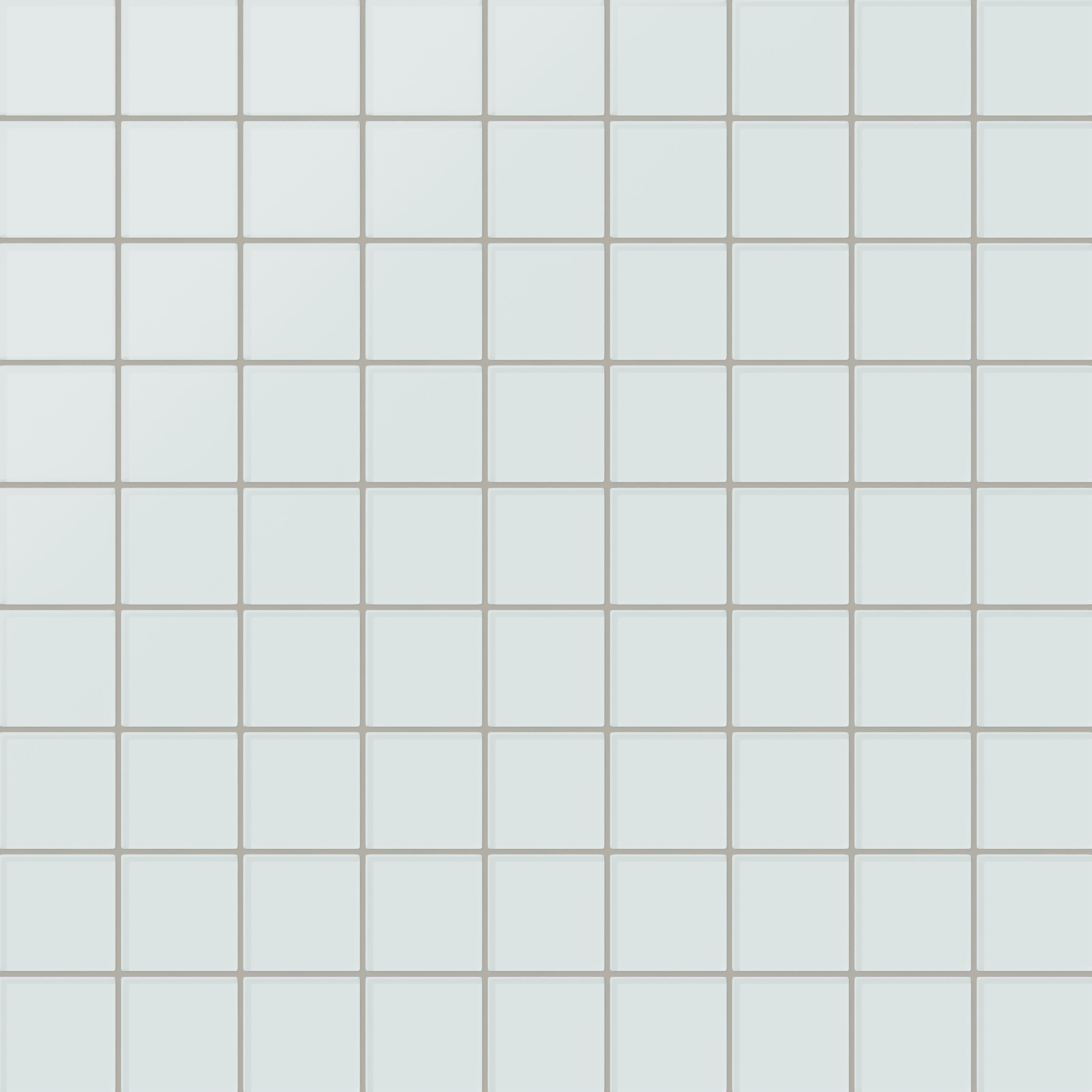 3x3 Straight Set Sheeted Glass Mosaic Tile in Warbler Matte