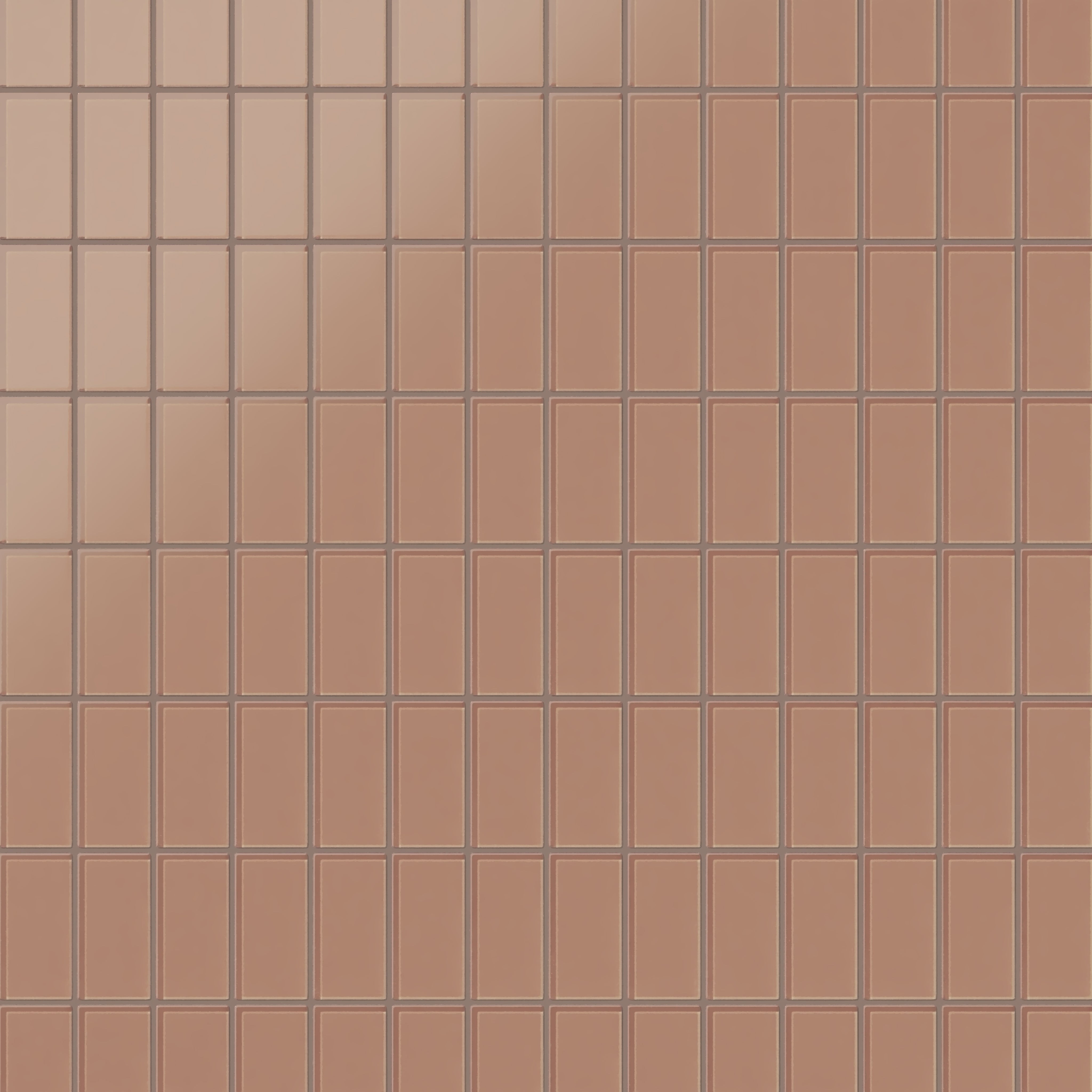 2x4 Straight Set Sheeted Glass Mosaic Tile in Sora Matte