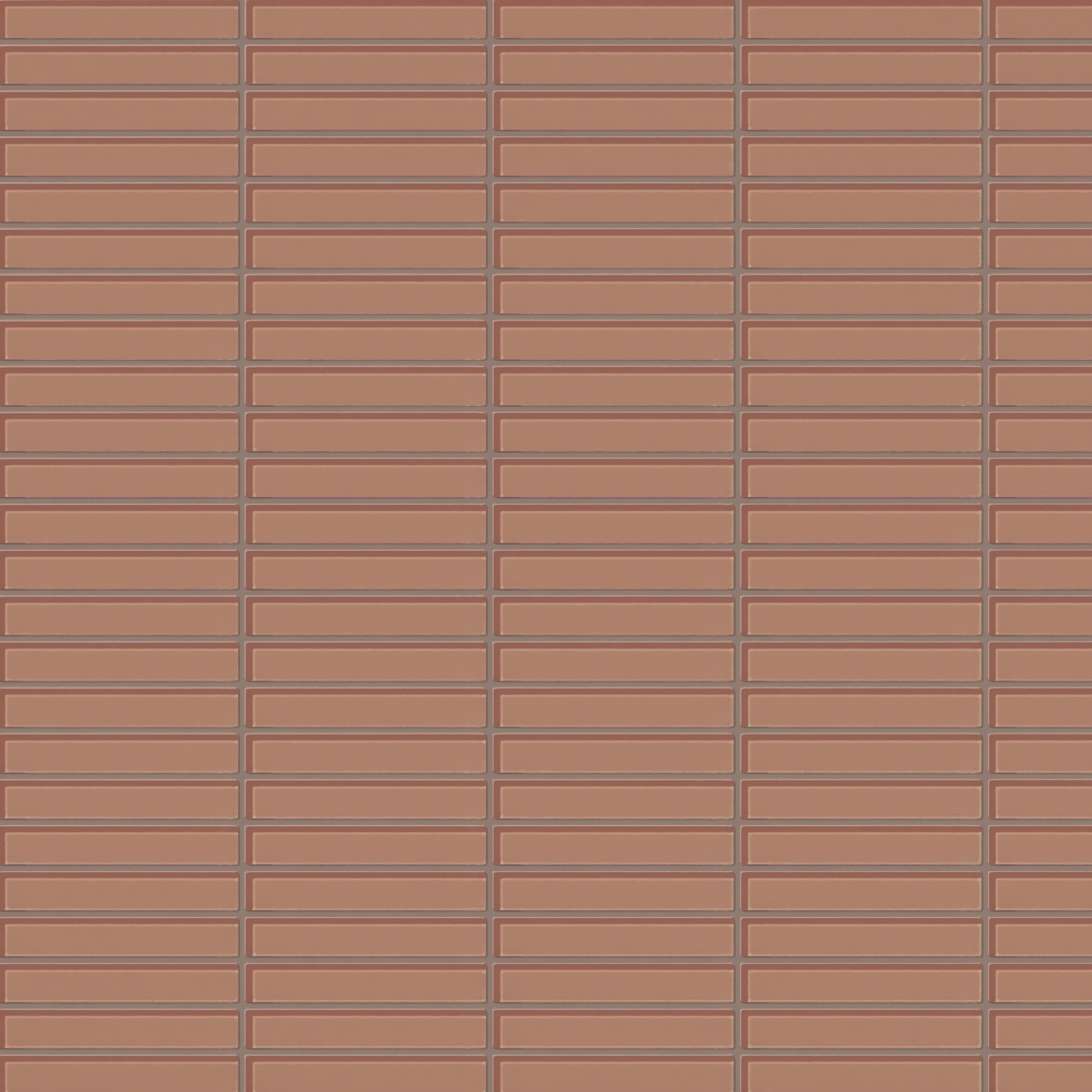 1x6 Straight Set Sheeted Glass Mosaic Tile in Sora Gloss