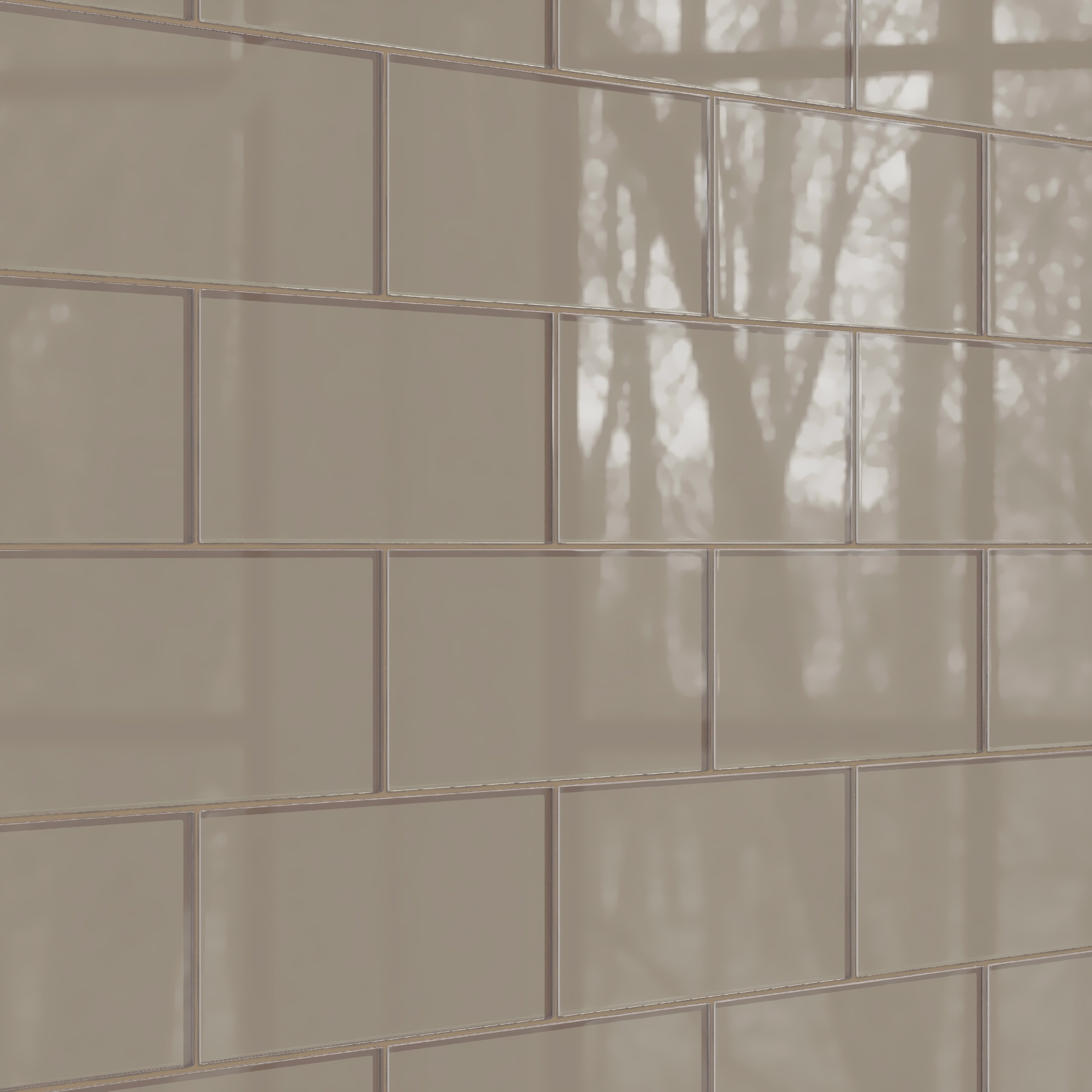 6x12 Glass Tile in Quail Gloss