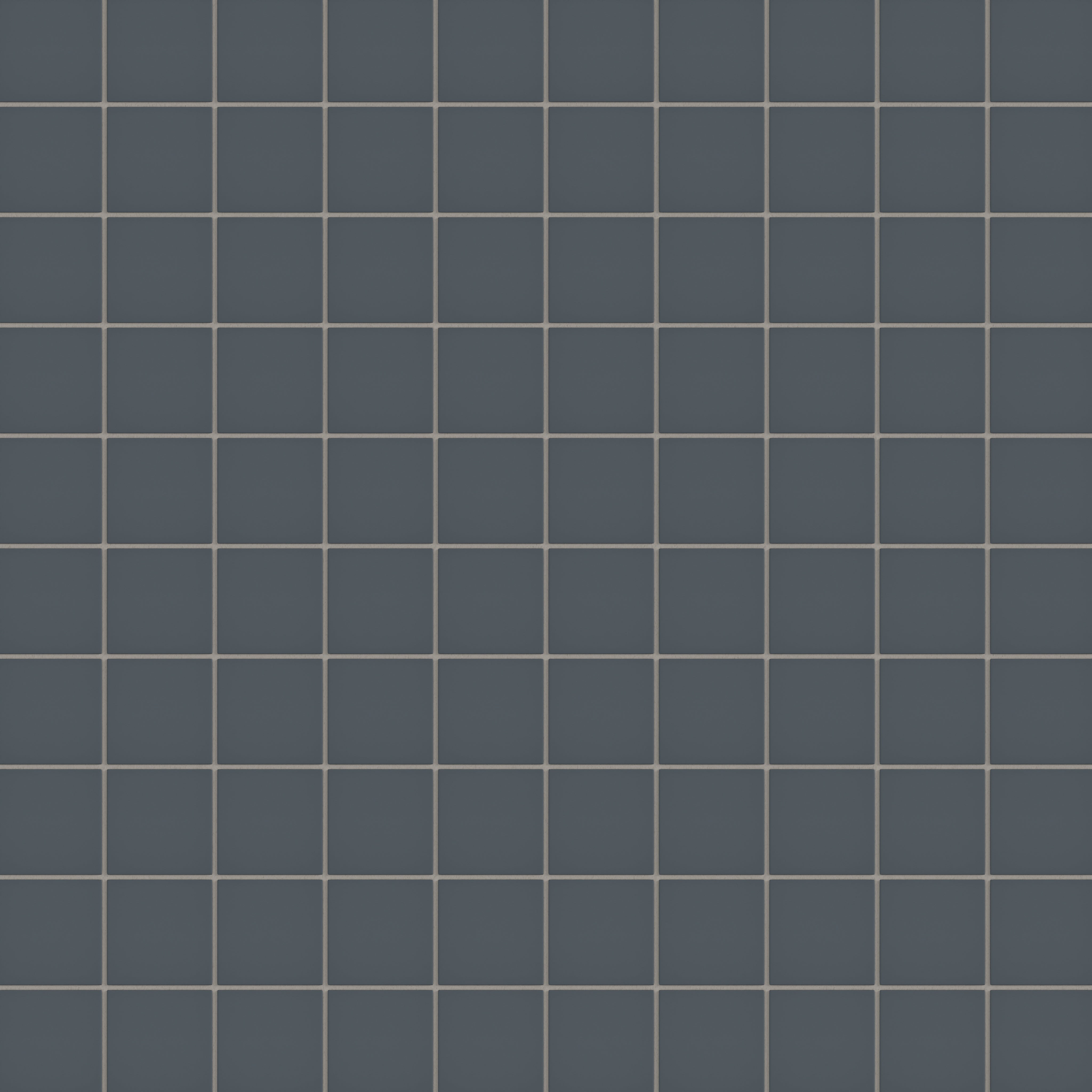 3x3 Straight Set Sheeted Natural Press Ceramic Mosaic Tile in Indigo Matte