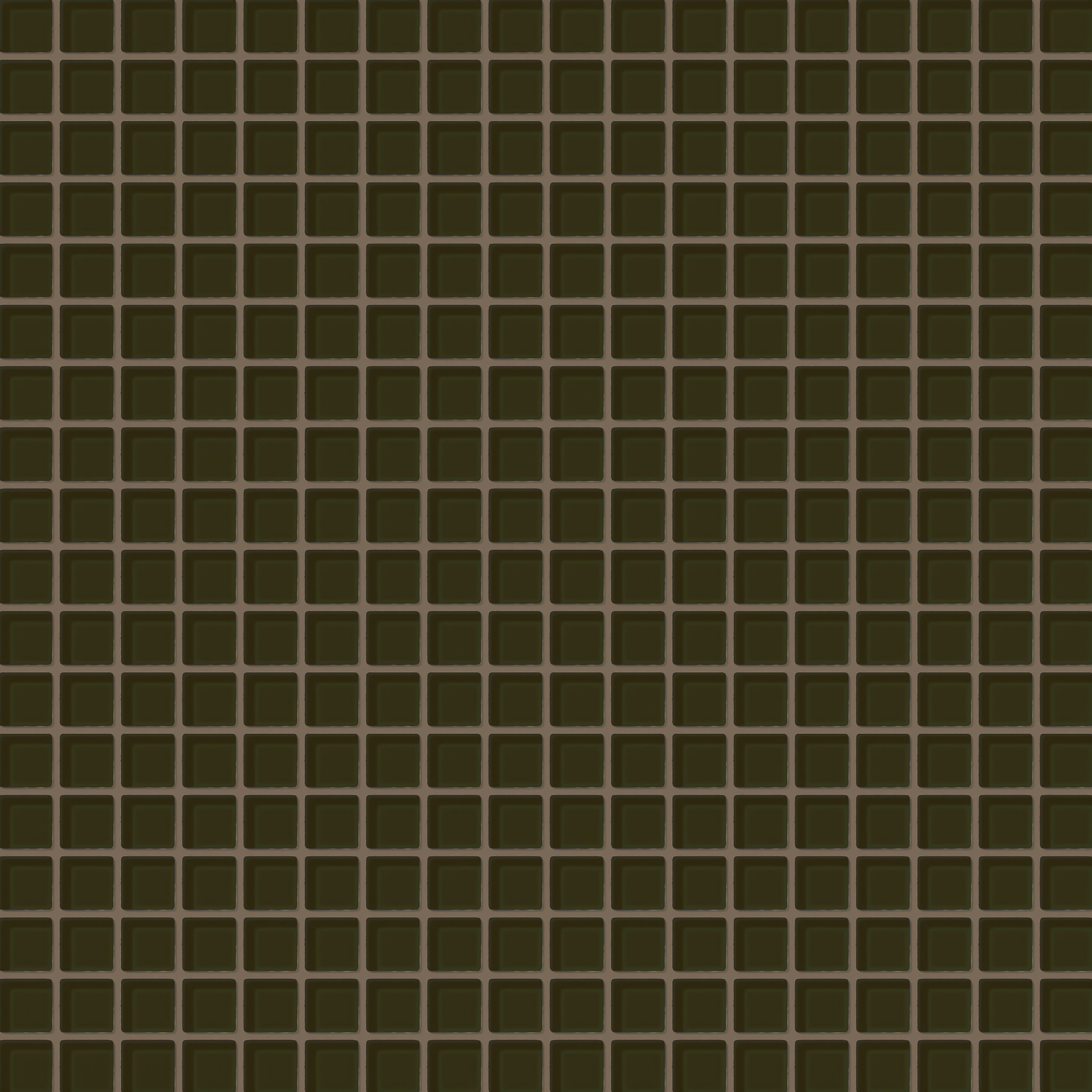 1x1 Straight Set Sheeted Glass Mosaic Tile in Catbird Gloss