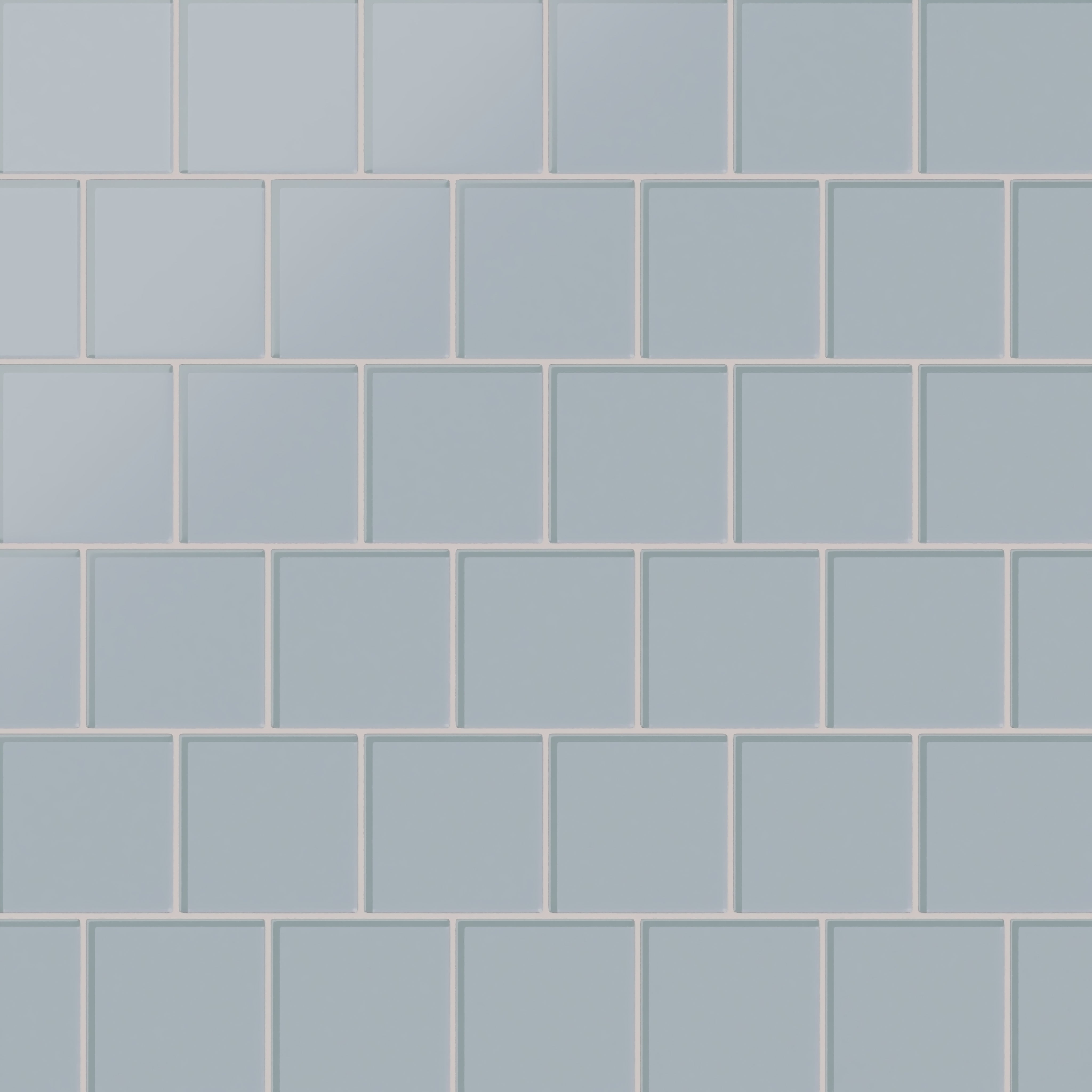 4x4 Glass Tile in Pinyon Jay Matte