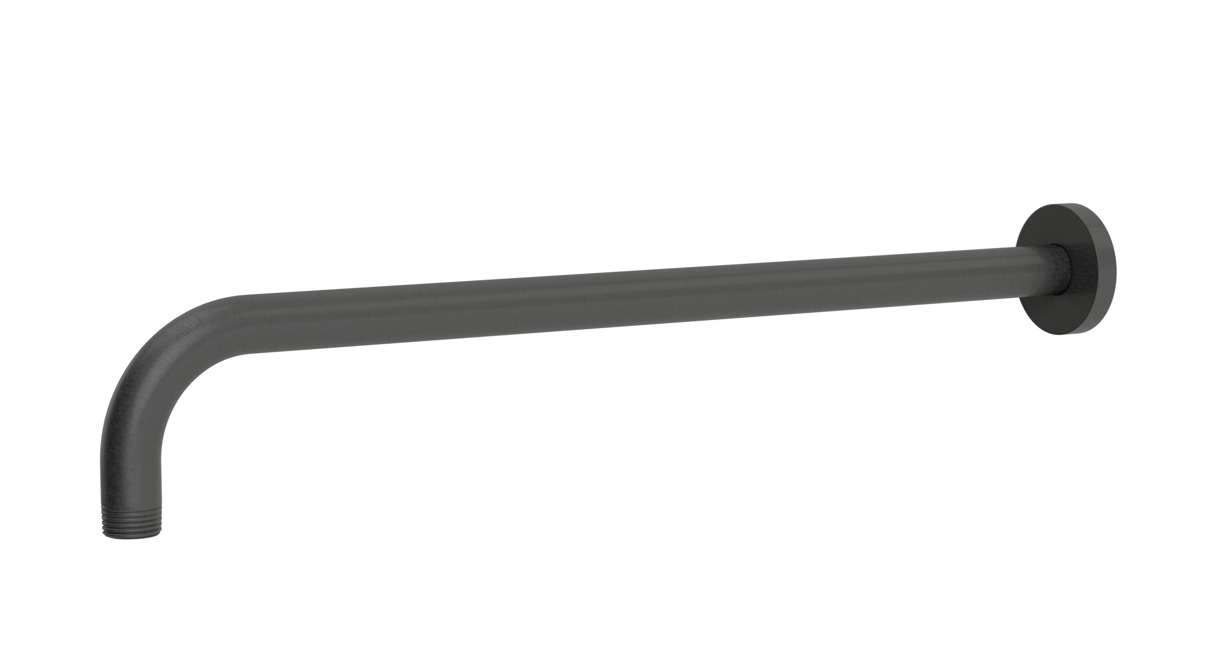 Contour & Foundry 90-Degree 16" Shower Arm with Flange in Blackened Nickel