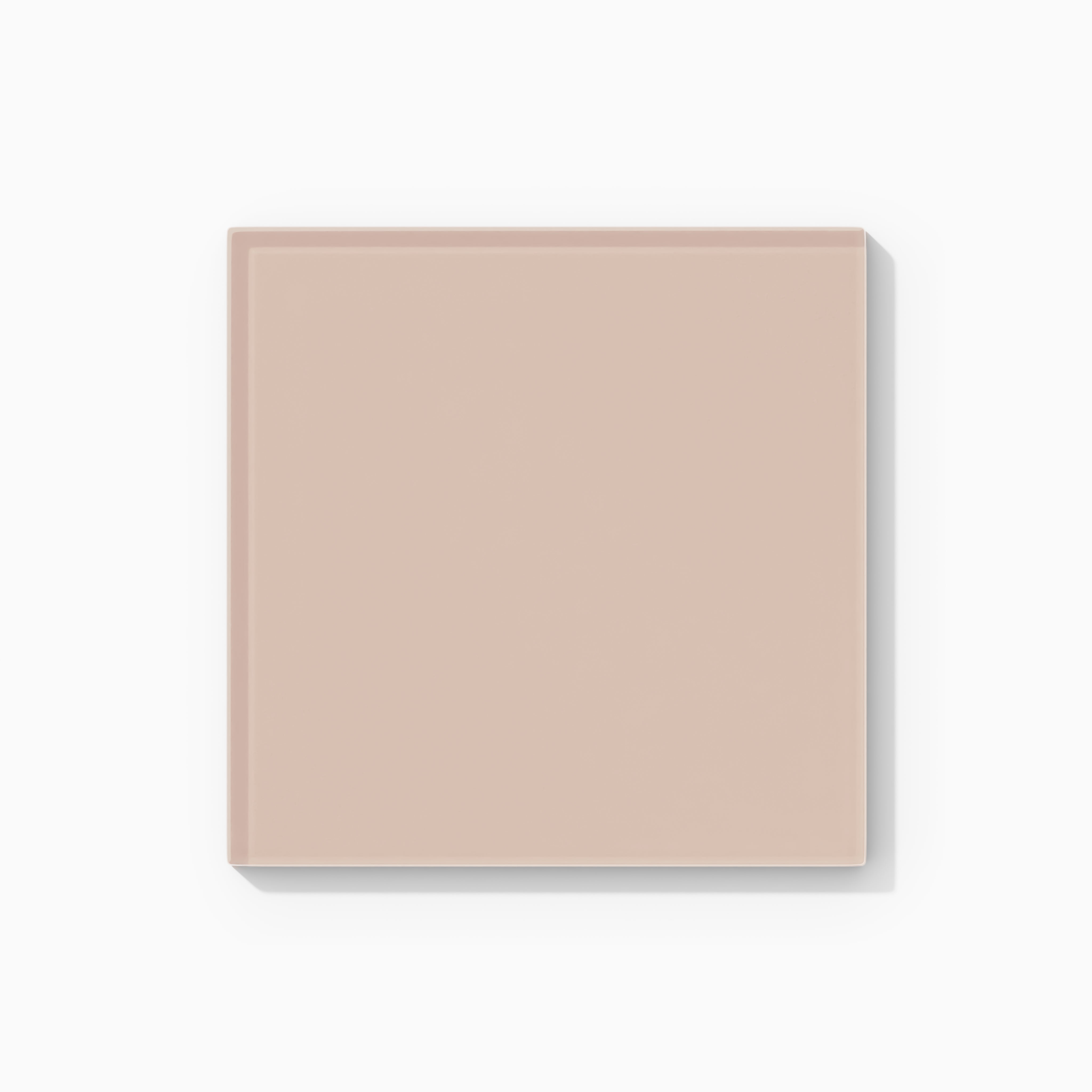 6x6 Glass Tile in Rosy Finch Gloss