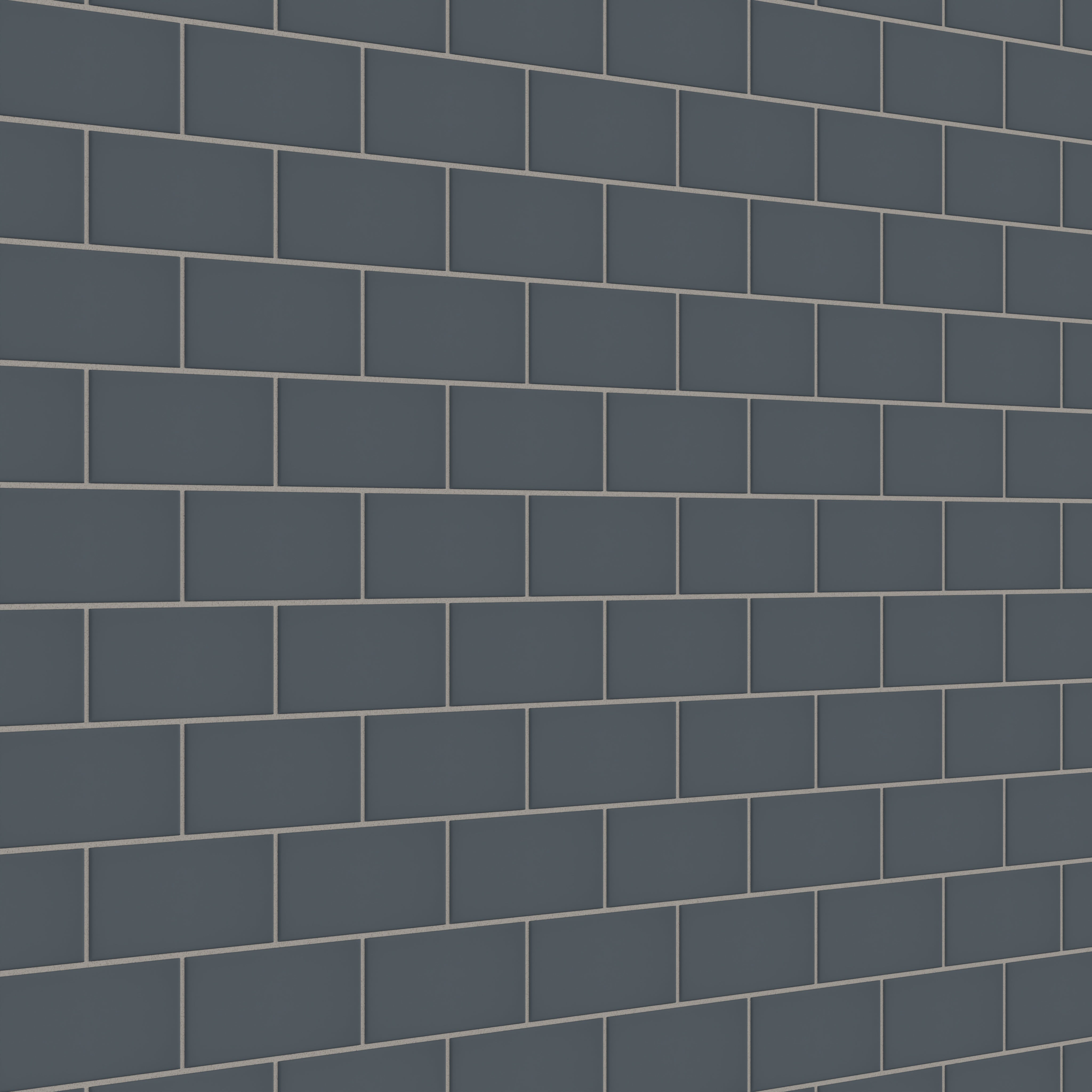 3x6 Natural Press Ceramic Tile in Indigo Matte