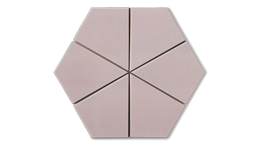 Hexite Original Ceramic Tile in Painted Sky Gloss